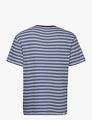 Anerkjendt - AKKIKKI BLUE STRIPE TEE - short-sleeved t-shirts - cornet blue - 1