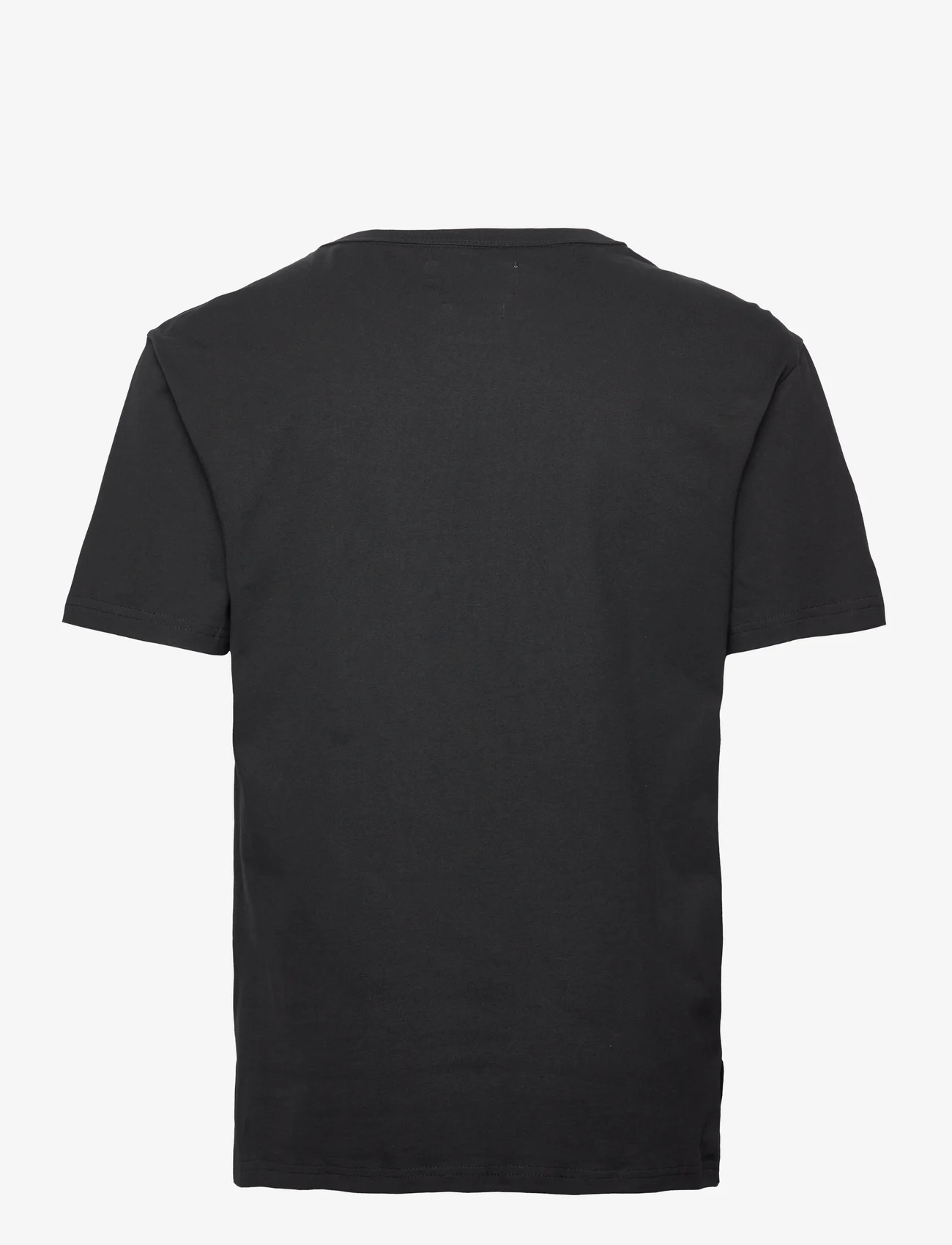 Anerkjendt - AKRUNE NOOS POCKET TEE - t-shirts - caviar - 1