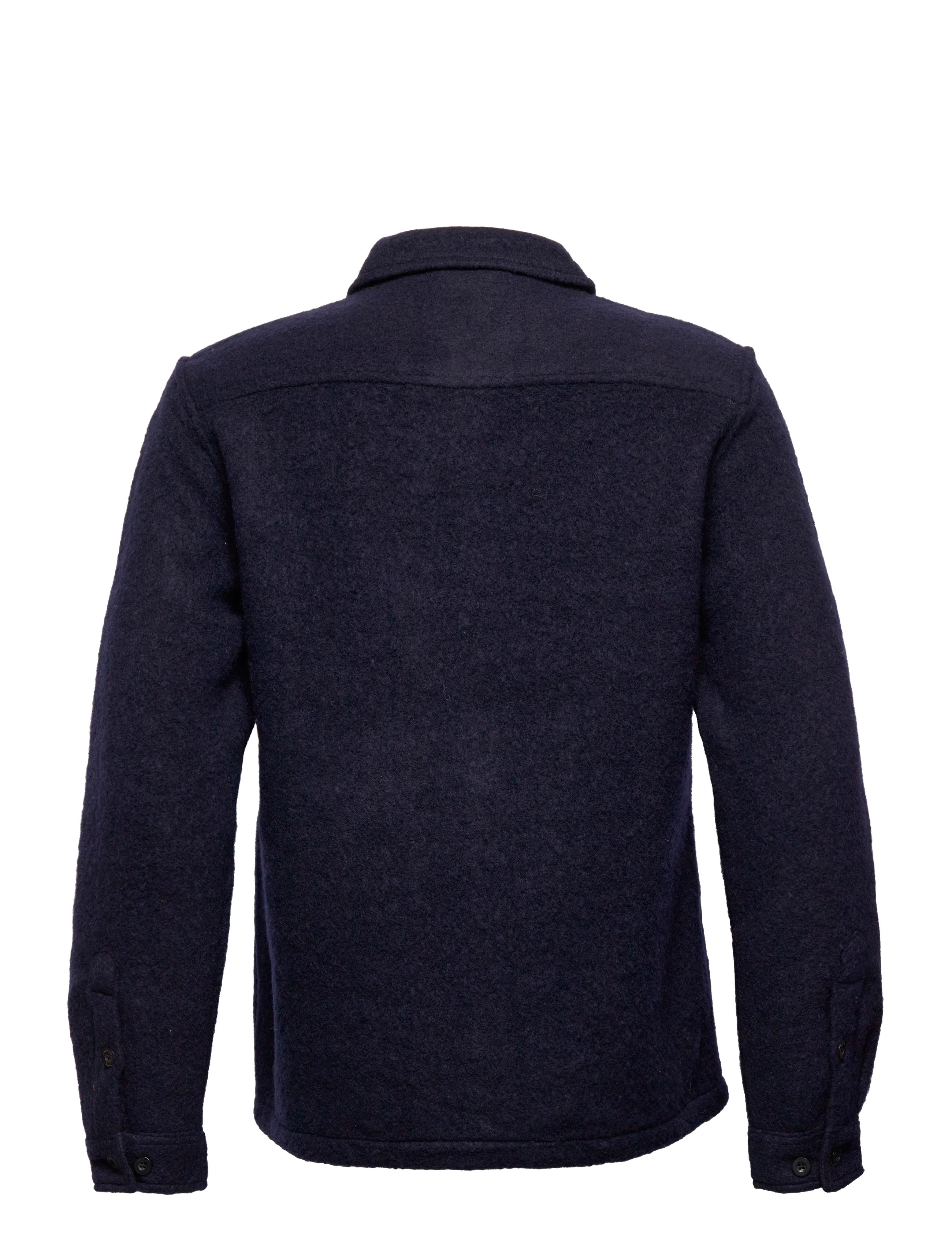 Anerkjendt - AKLION BOILED WOOL OVERSHIRT - dark navy - 1