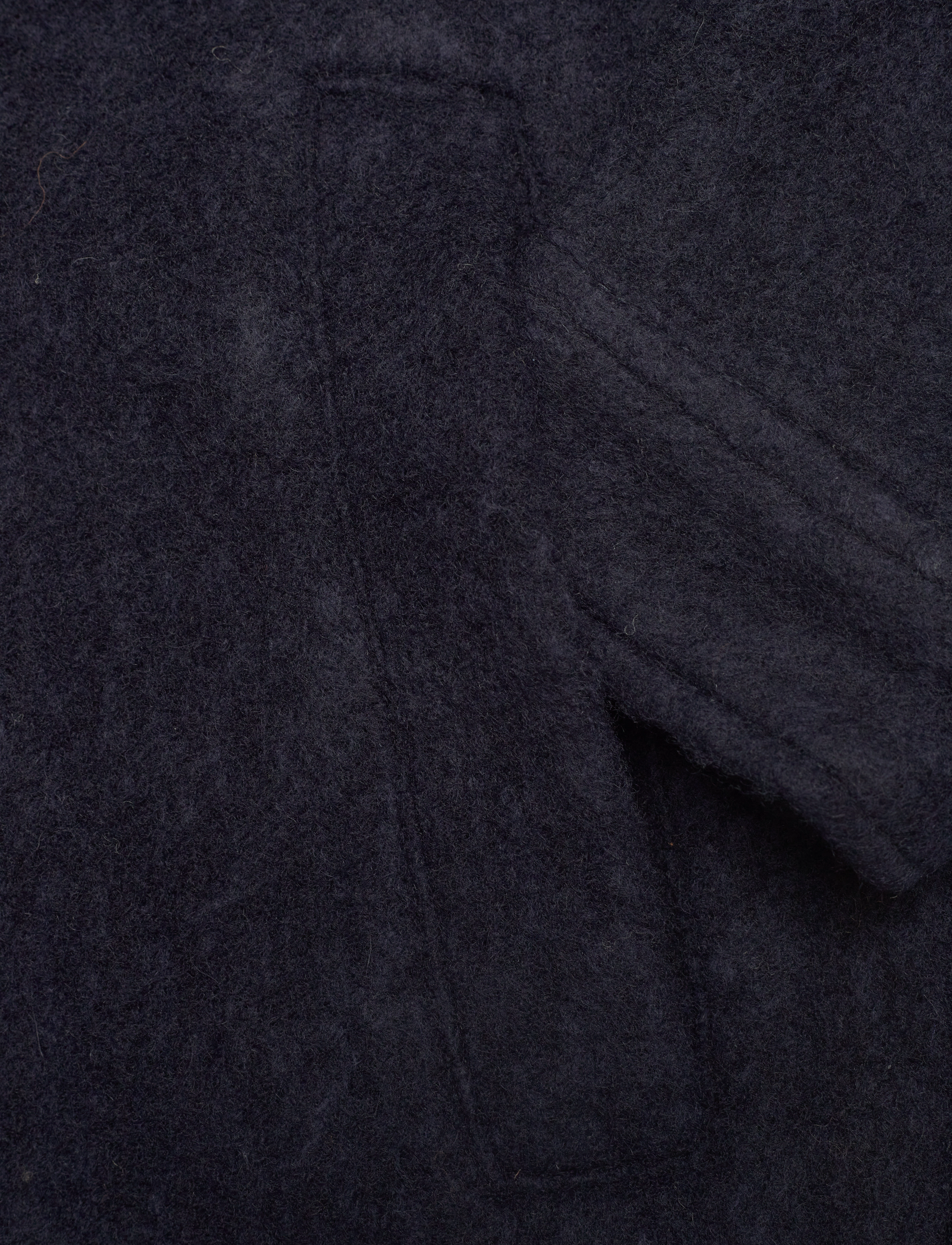 Anerkjendt - AKLION BOILED WOOL OVERSHIRT - dark navy - 3