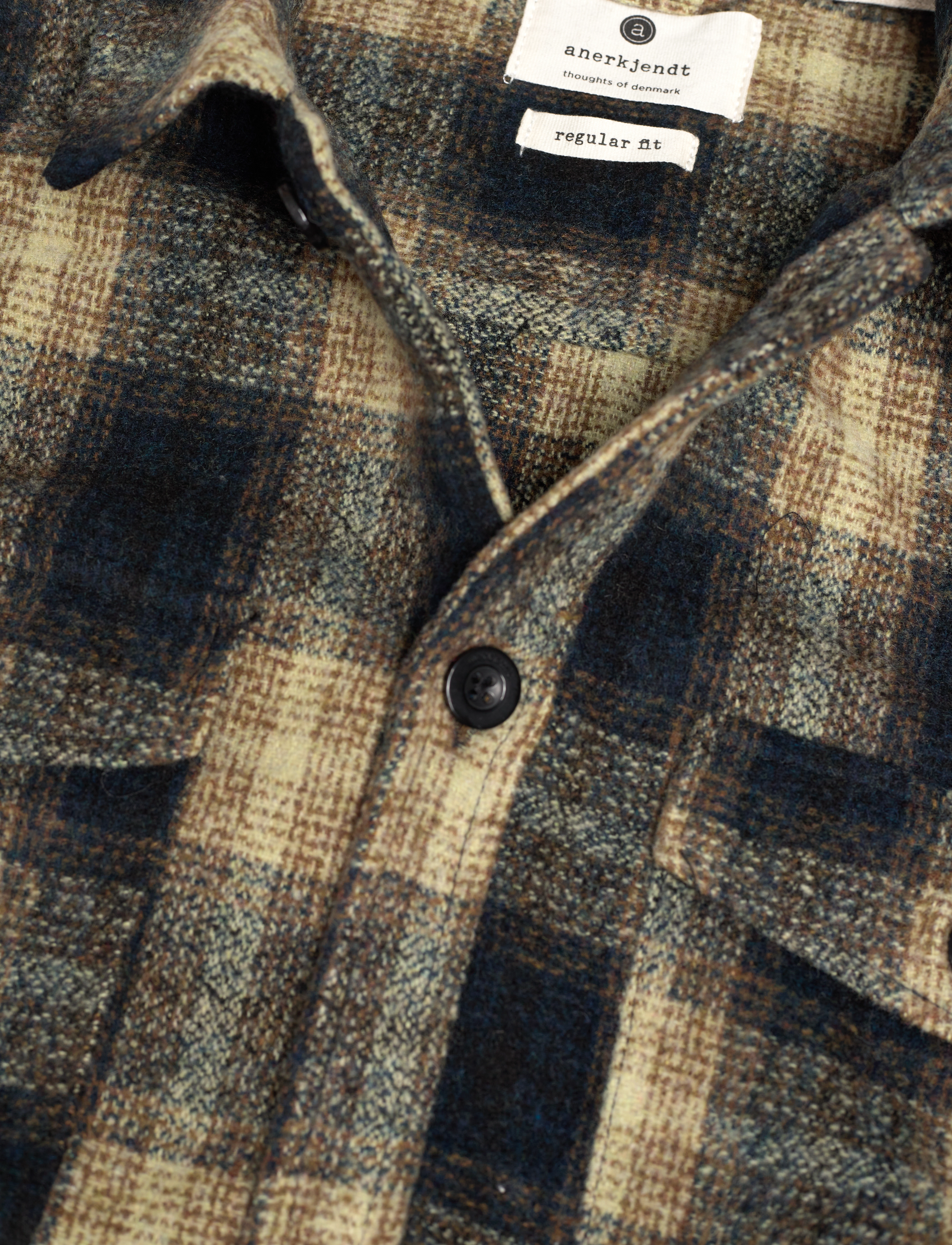 Anerkjendt - AKLION THICK CHECK OVERSHIRT - dark navy - 2