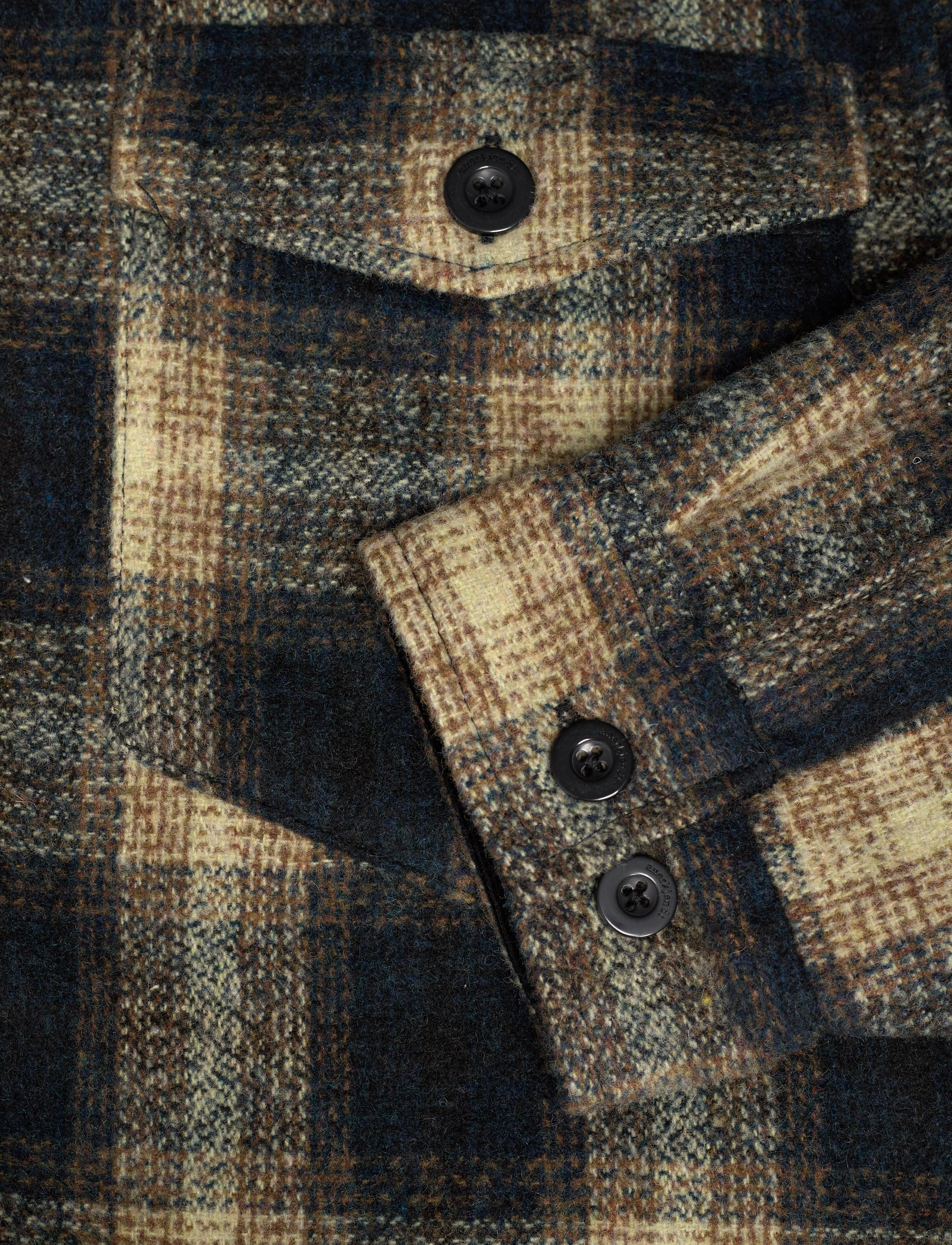 Anerkjendt - AKLION THICK CHECK OVERSHIRT - dark navy - 3