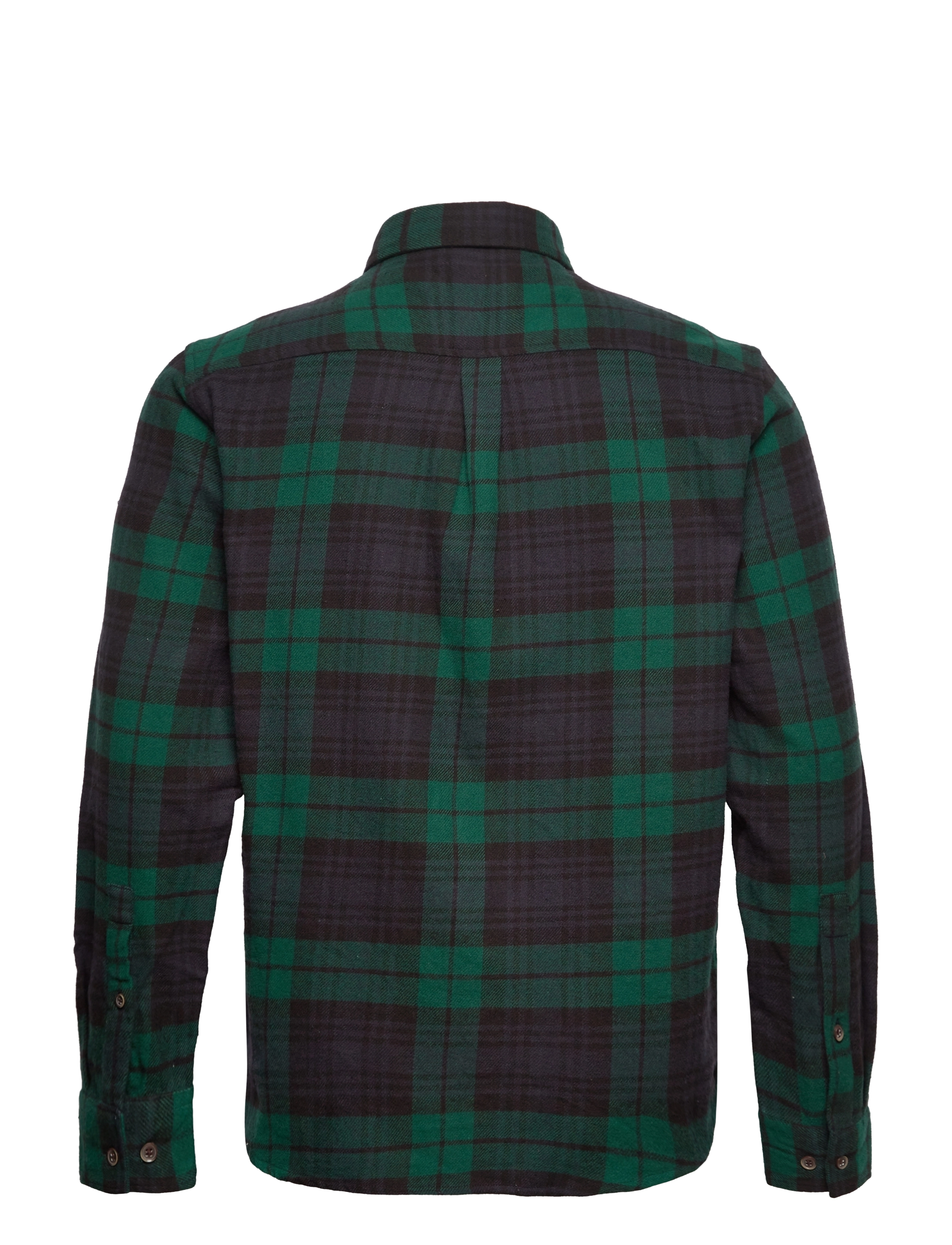 Anerkjendt - AKLOUIS BRUSHED CHECK - dark olive - 1
