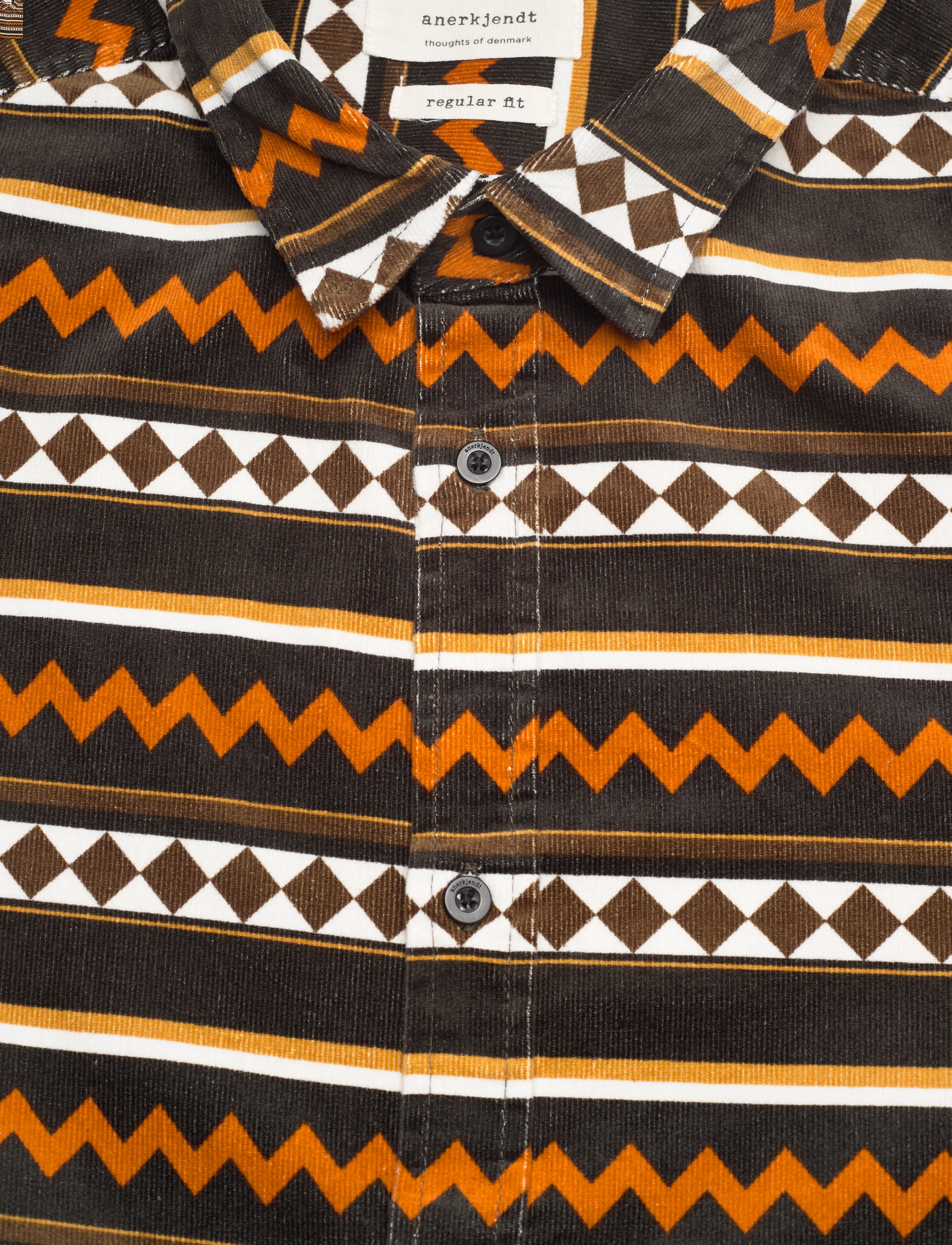 Anerkjendt - AKLOUIS CORDUROY AOP - cinnamon stick - 2