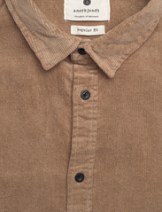 Anerkjendt - AKLEIF CORDUROY SHIRT - velvetiniai marškiniai - cobblestone - 2
