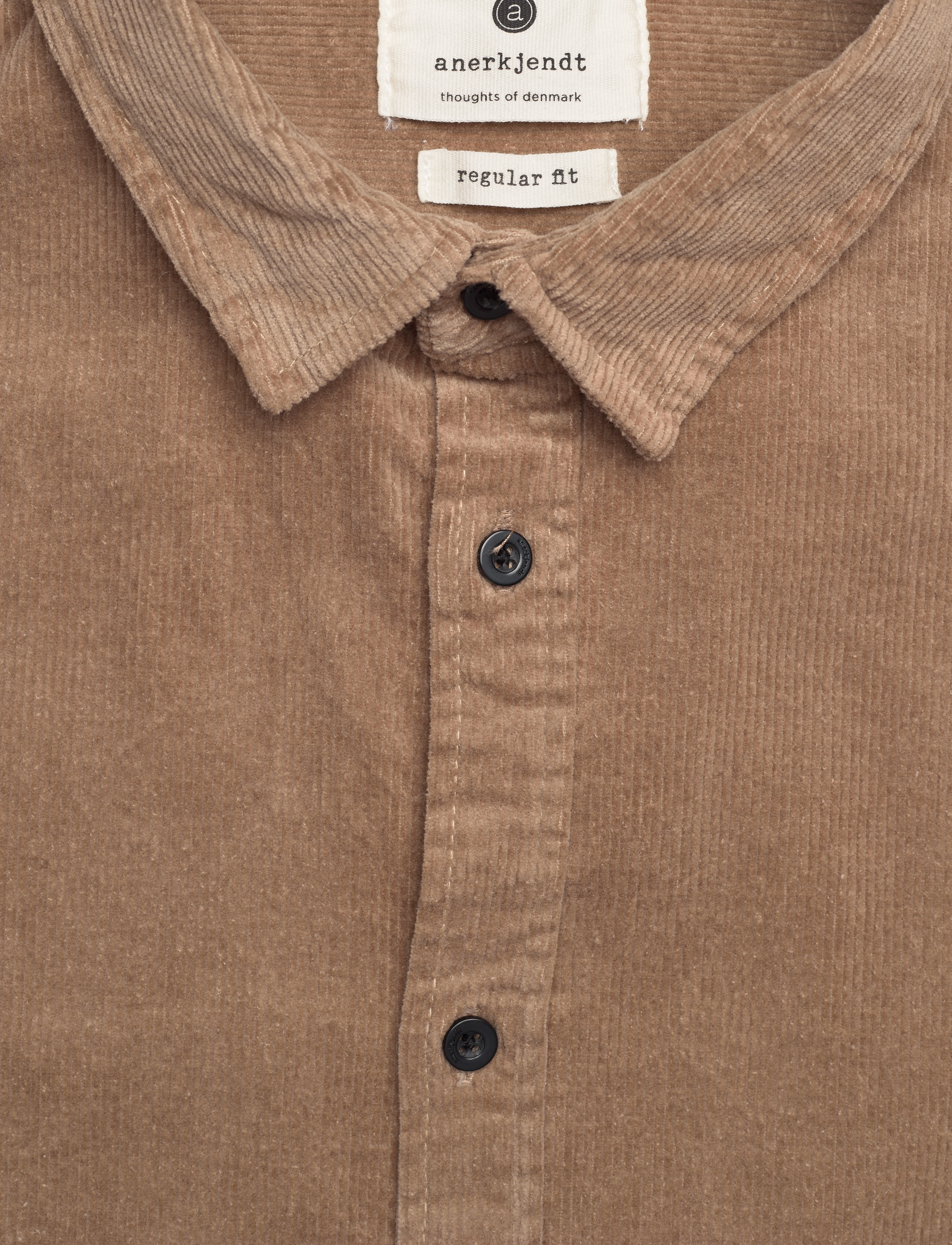Anerkjendt - AKLEIF CORDUROY SHIRT - cobblestone - 2