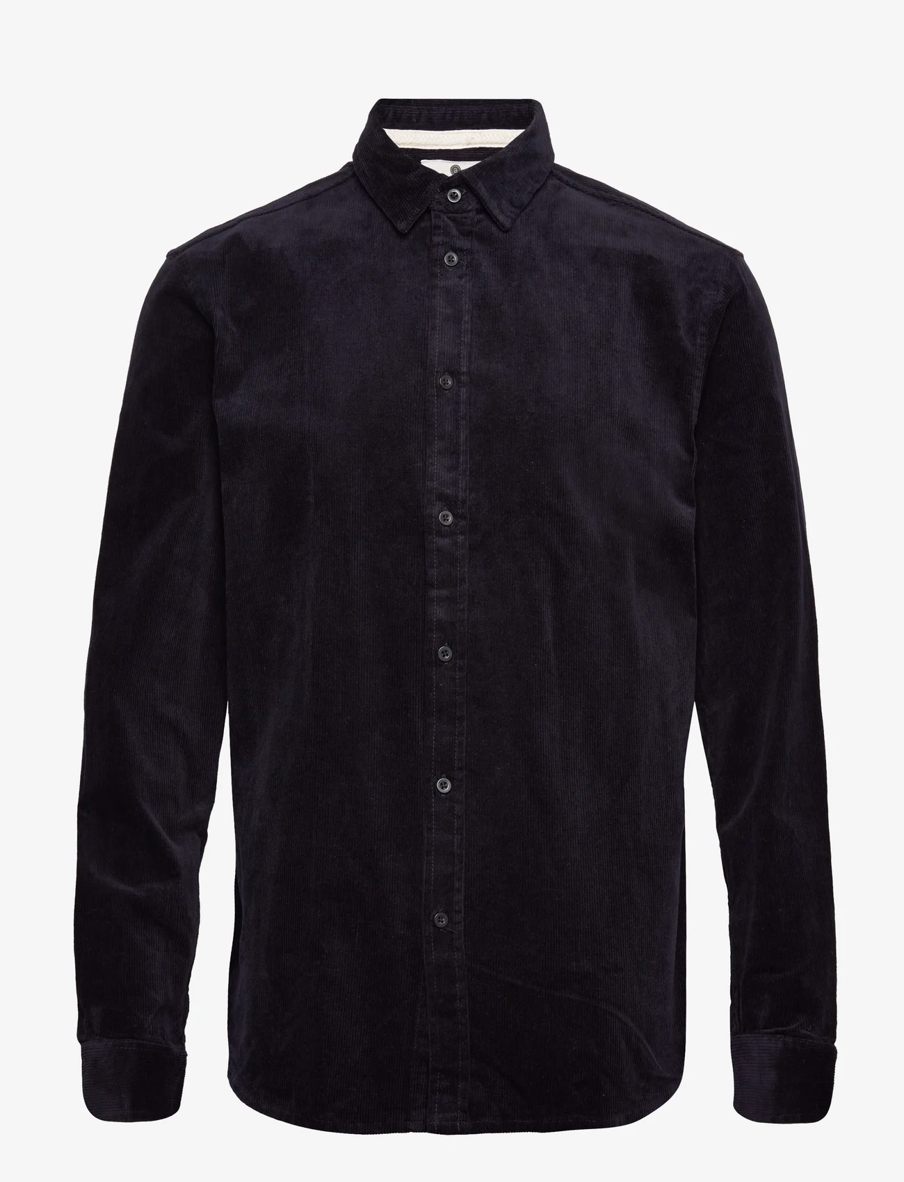 Anerkjendt - AKLEIF CORDUROY SHIRT - velvetiniai marškiniai - dark navy - 0
