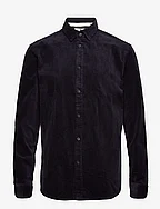 AKLEIF CORDUROY SHIRT - DARK NAVY