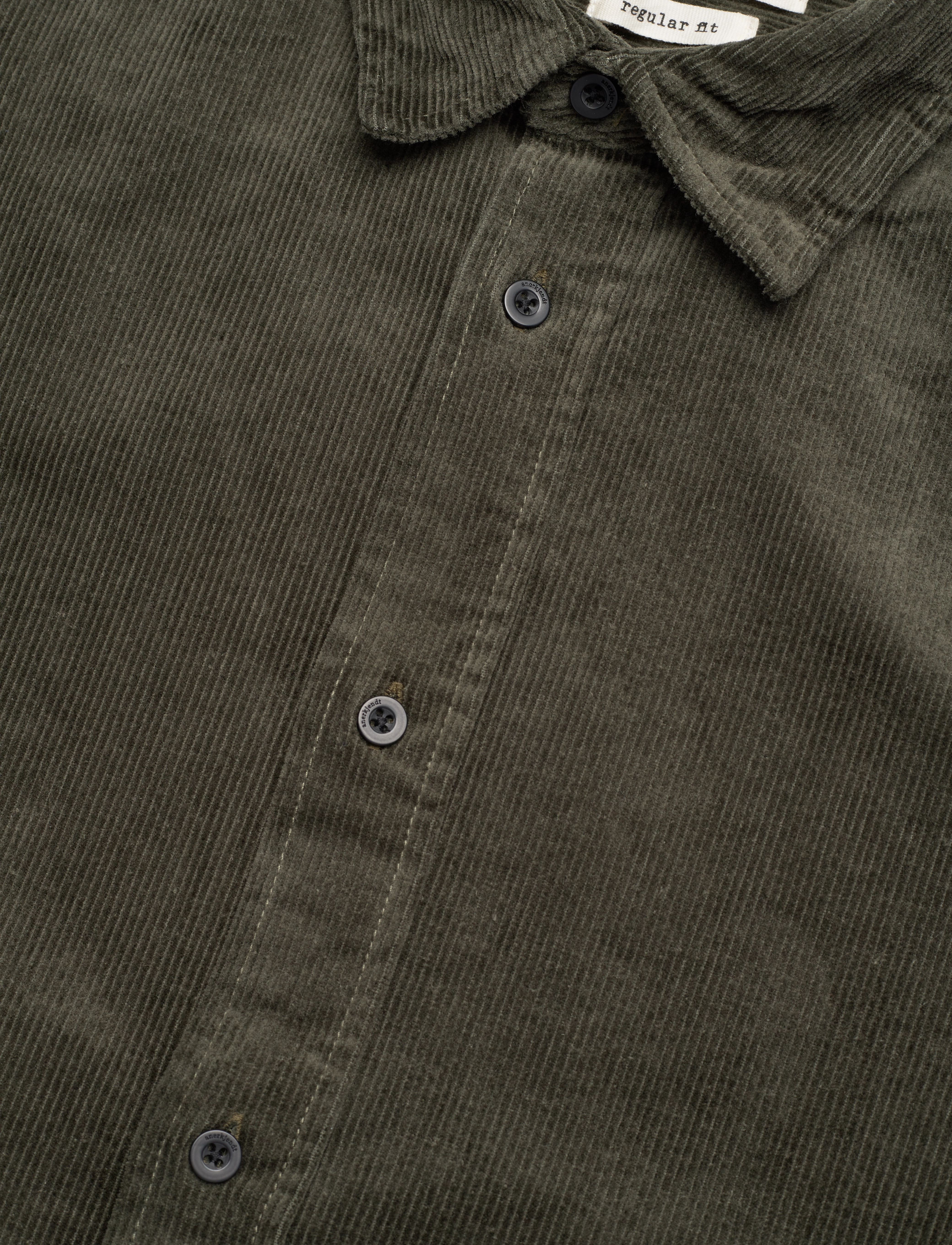 Anerkjendt - AKLEIF CORDUROY SHIRT - forest night - 3
