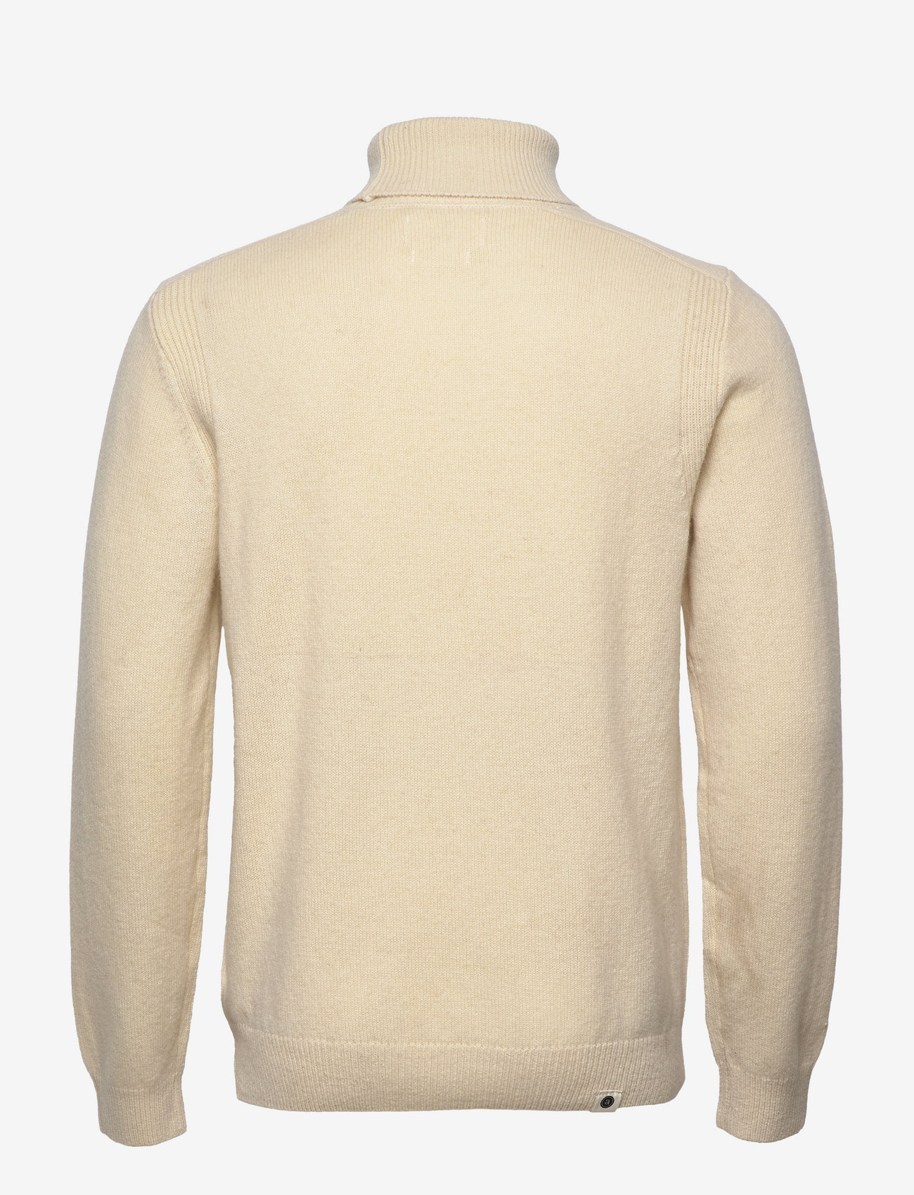 Anerkjendt - AKNICO SOLID ROLL NECK LAMBSWOOL - tofu - 1