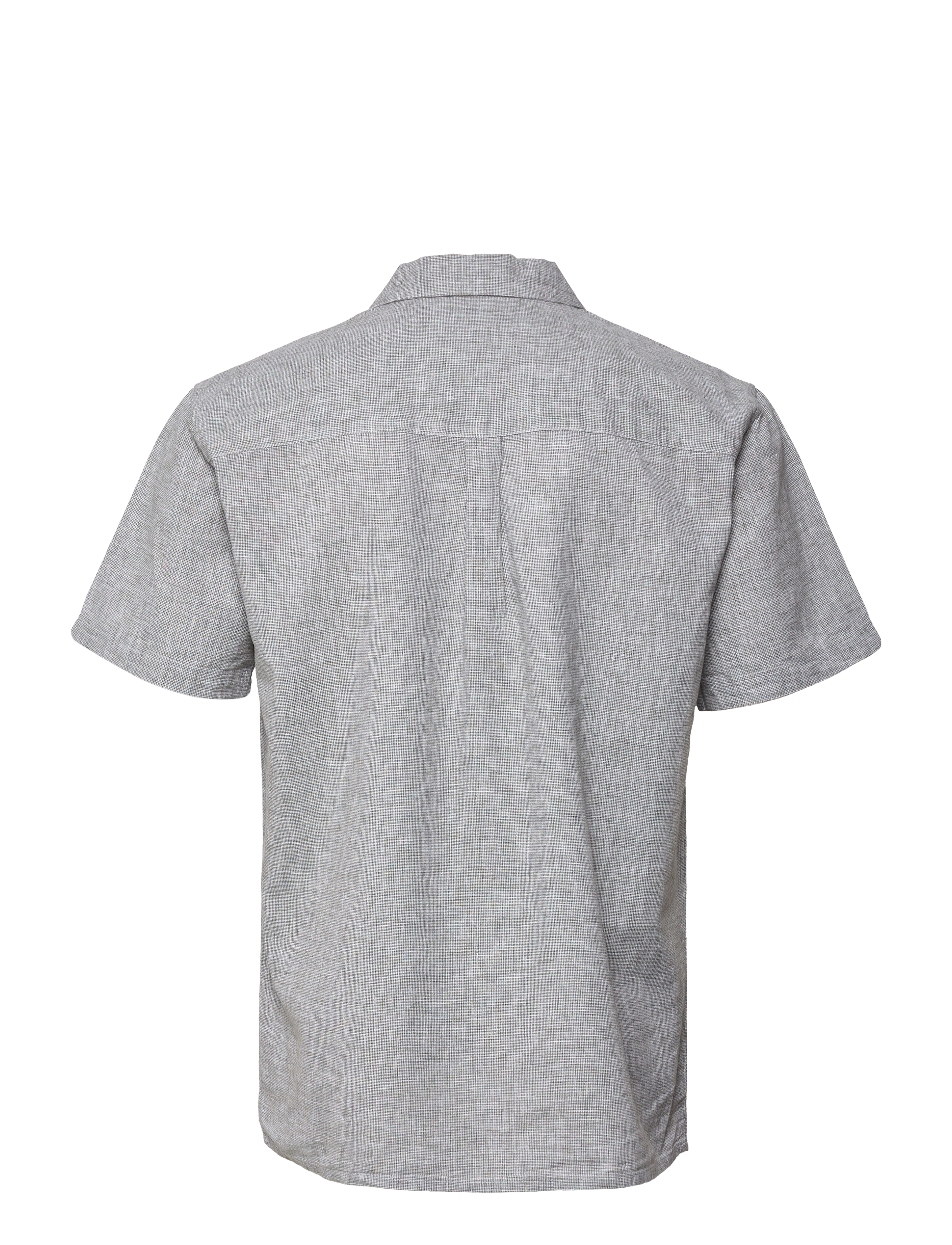 Anerkjendt - AKLEO FIL A FIL LINEN SHIRT - olivine - 1