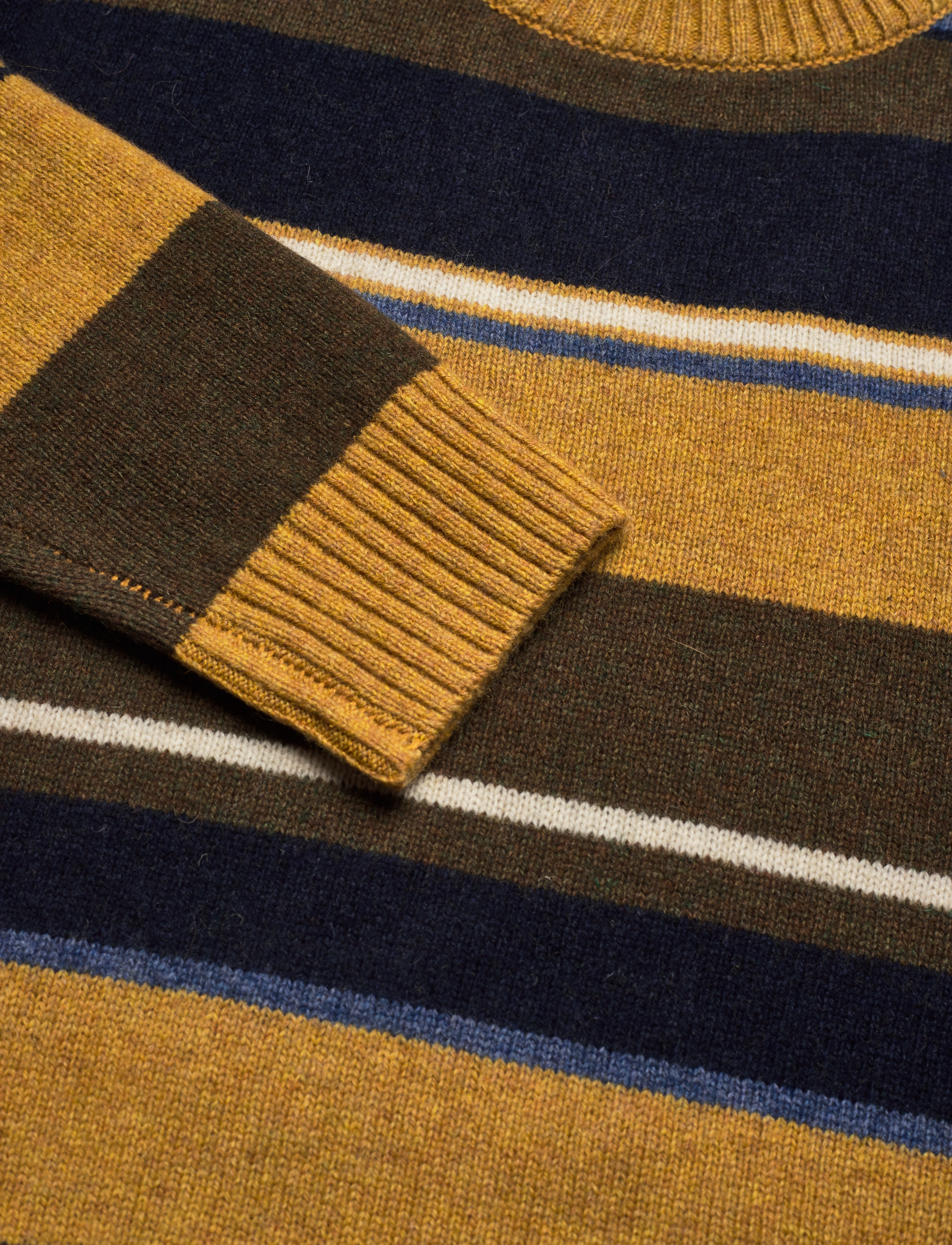 Anerkjendt - AKSUNE JAC STRIPE LAMBSWOOL KNIT - narcissus - 2
