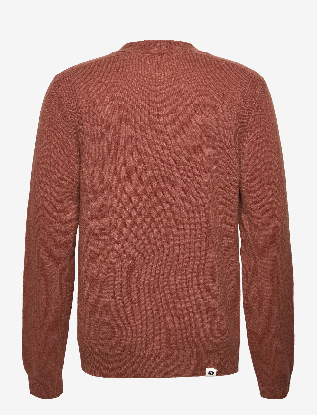 Anerkjendt - AKSVEND LAMBSWOOL CARDIGAN - cardigans - cinnamon stick - 1