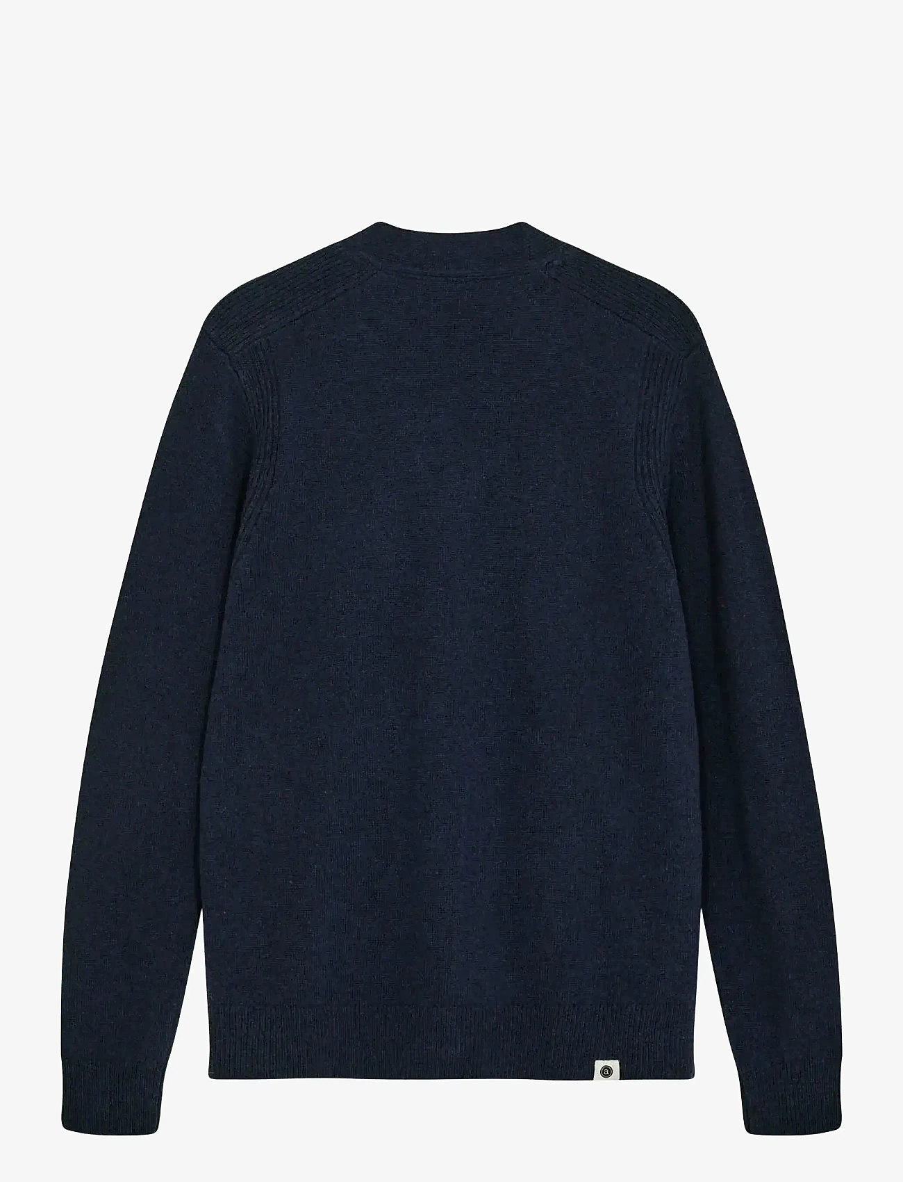Anerkjendt - AKSVEND LAMBSWOOL CARDIGAN - cardigans - dark navy - 1