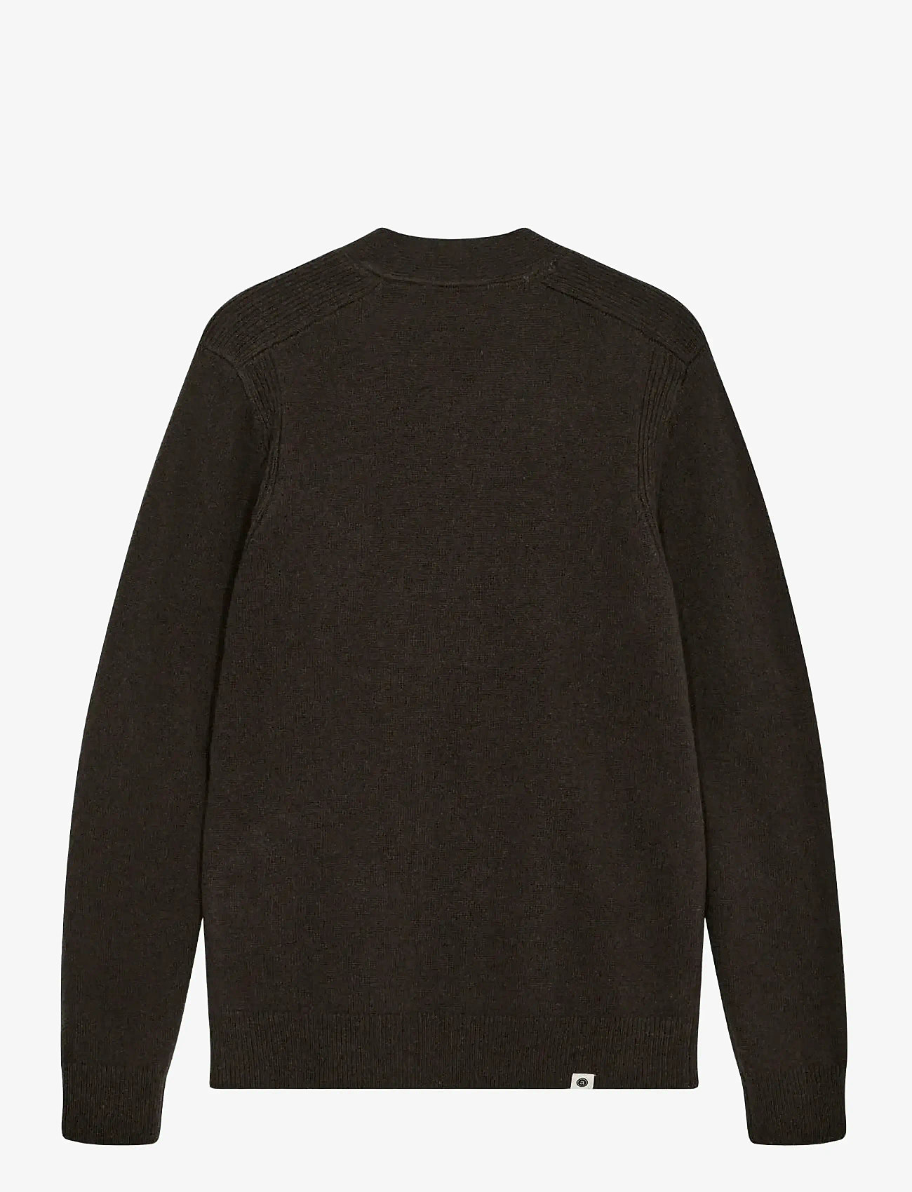 Anerkjendt - AKSVEND LAMBSWOOL CARDIGAN - cardigans - mulch - 2