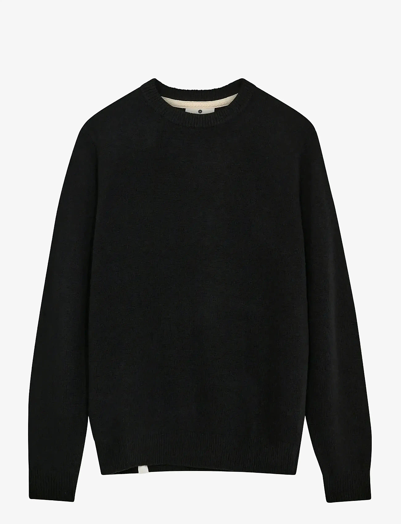 Anerkjendt - AKRICO LAMBSWOOL KNIT - Ümmarguse kaelusega kudumid - caviar - 0