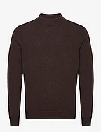 AKRICO LAMBSWOOL KNIT - CHOCOLATE BROWN