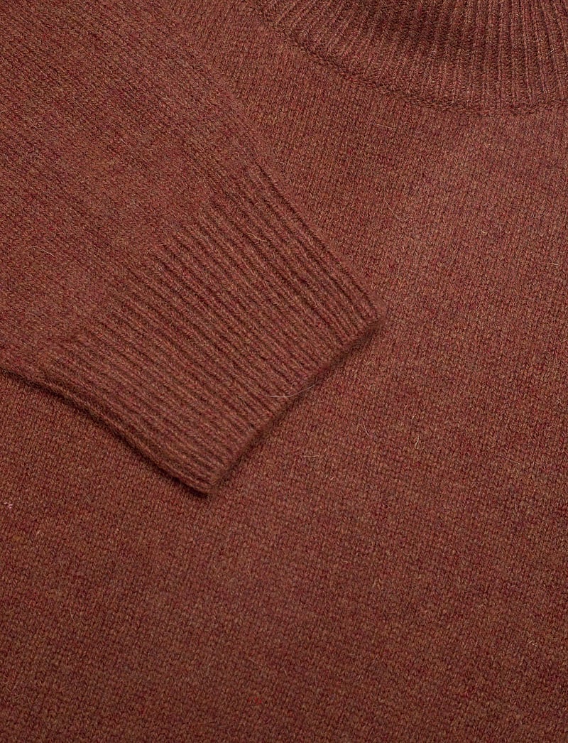 Anerkjendt - AKRICO LAMBSWOOL KNIT - rundhals - cinnamon stick - 2