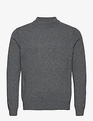 Anerkjendt - AKRICO LAMBSWOOL KNIT - basic knitwear - dark grey mel - 0