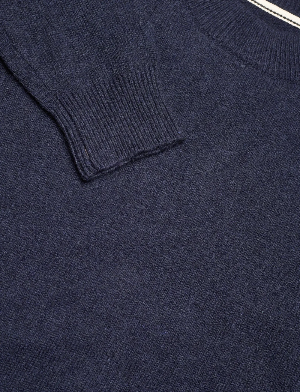 Anerkjendt - AKRICO LAMBSWOOL KNIT - round necks - dark navy - 2