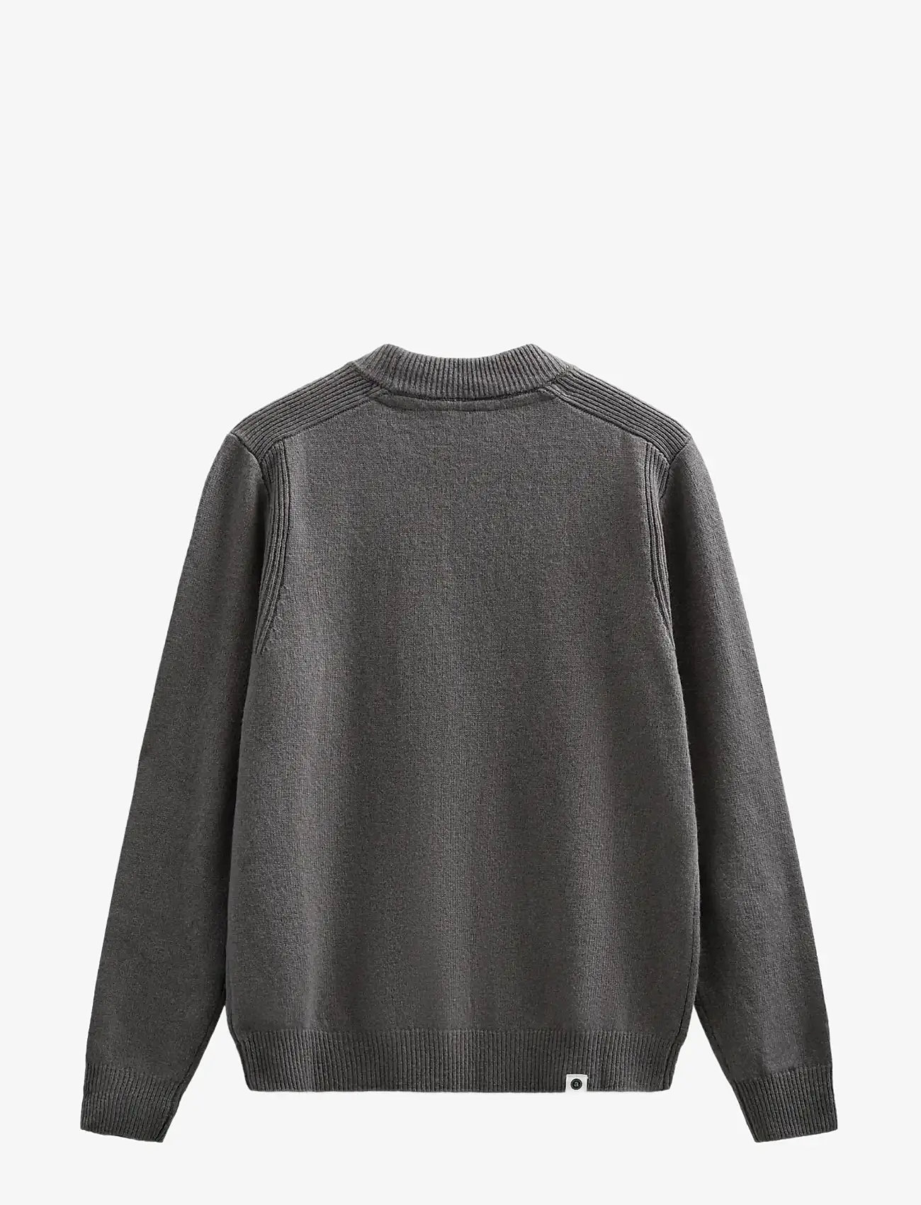 Anerkjendt - AKRICO LAMBSWOOL KNIT - Ümmarguse kaelusega kudumid - granite gray - 1