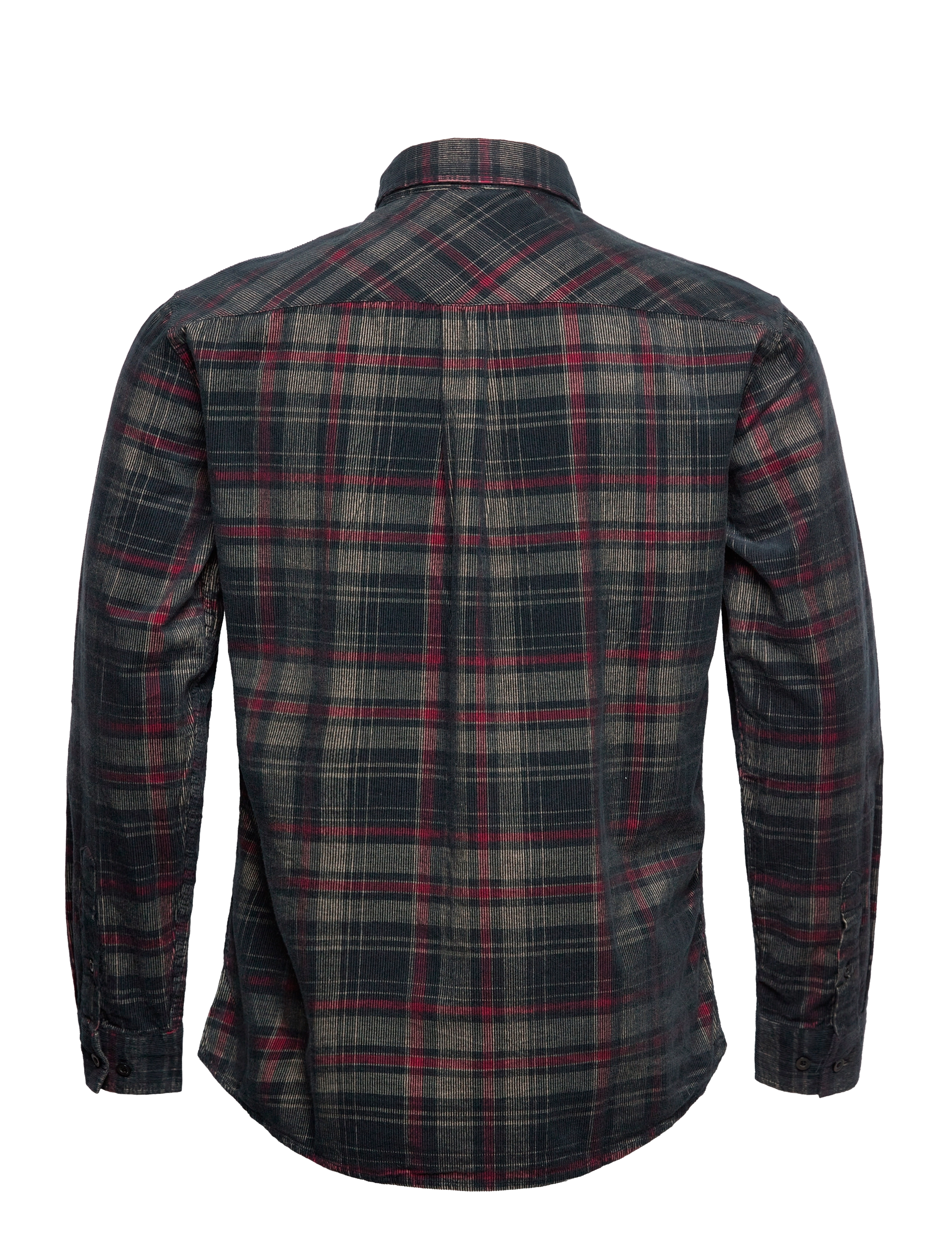 Anerkjendt - AKKONRAD CORD CHECK SHIRT - forest night - 1