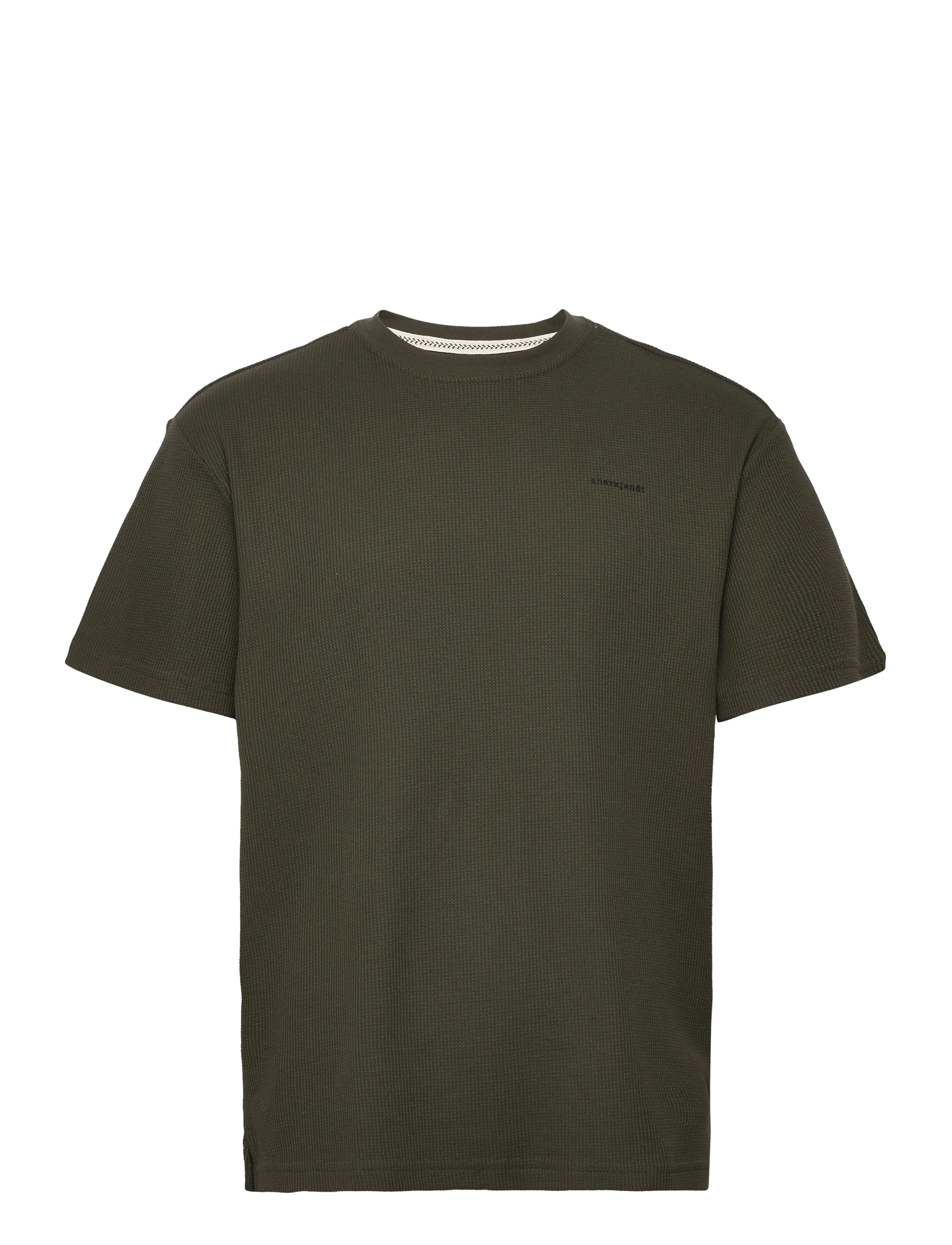 AKRUNE WAFFLE TEE - FOREST NIGHT