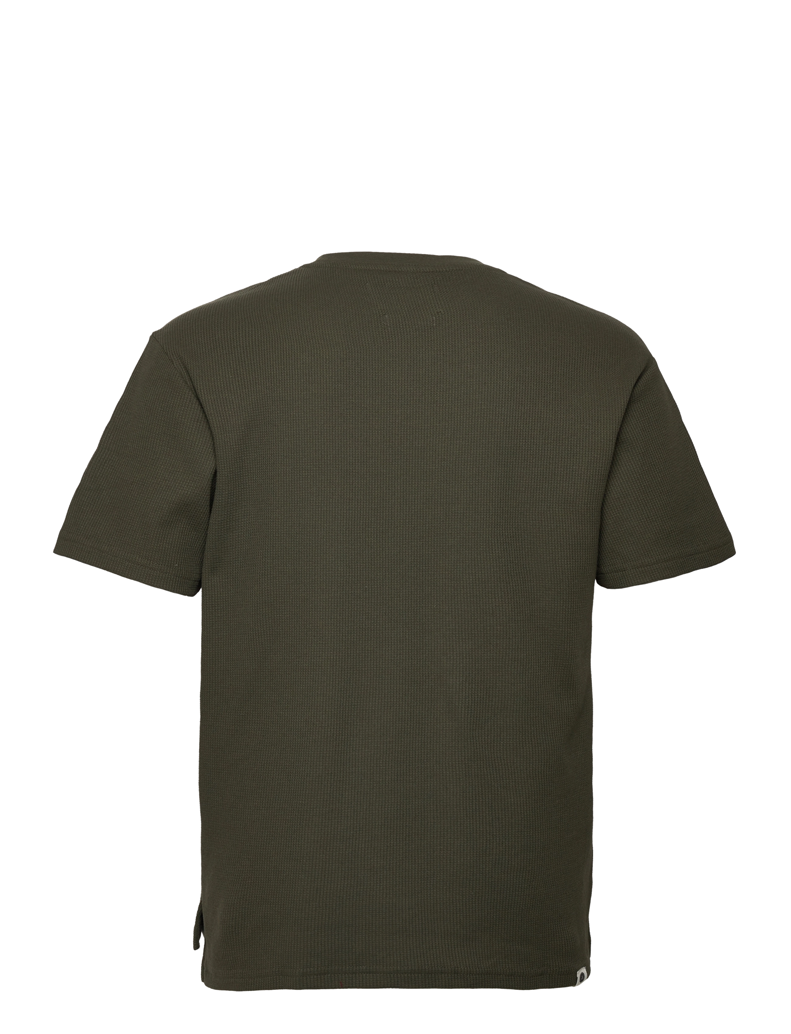 Anerkjendt - AKRUNE WAFFLE TEE - forest night - 1