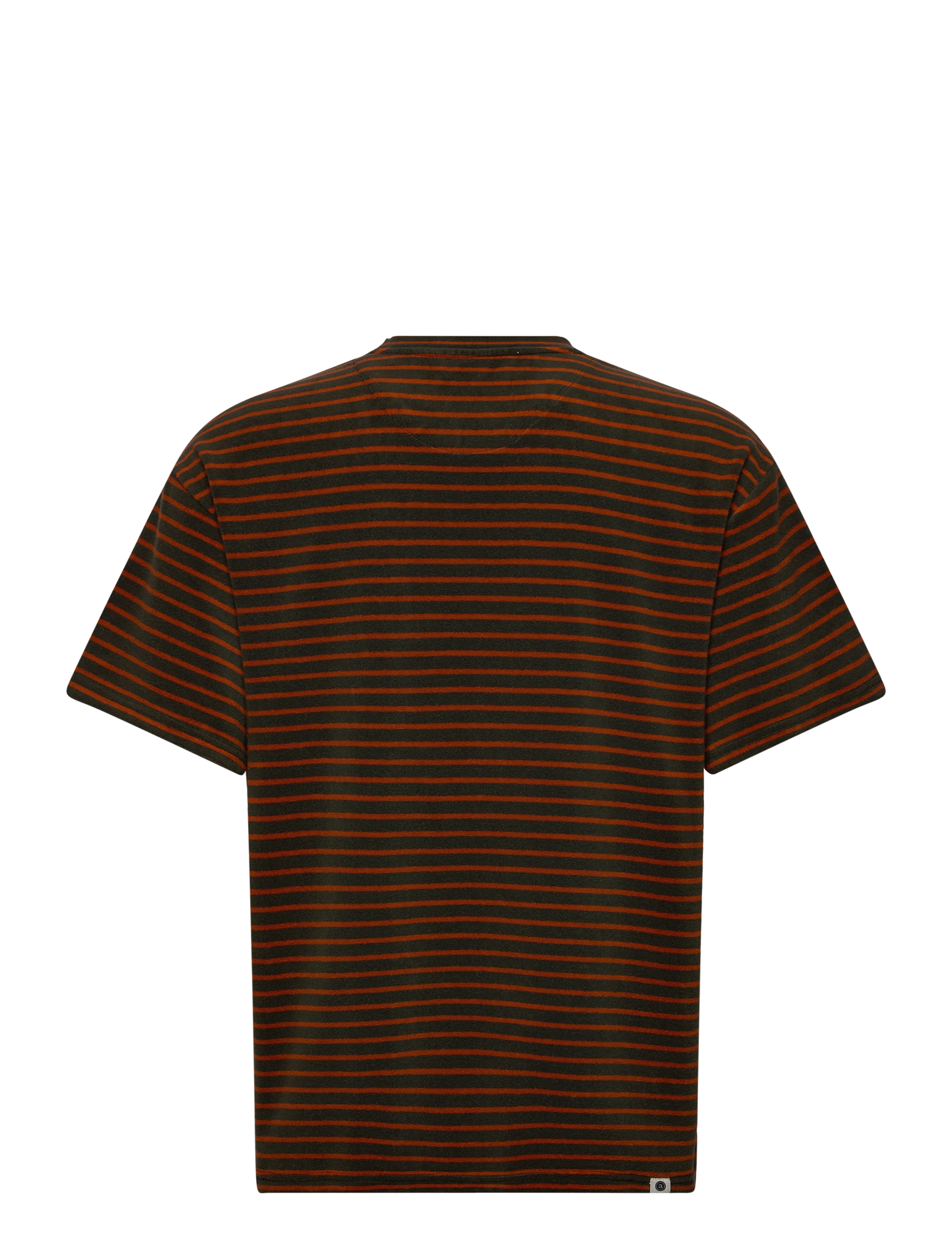 Anerkjendt - AKHOLGER FROTTE STRIPE TEE - forest night - 1