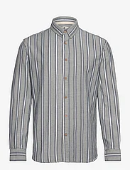 Anerkjendt - AKLOUIS L/S MULTI STRIPE - kasdienio stiliaus marškiniai - indian teal - 0