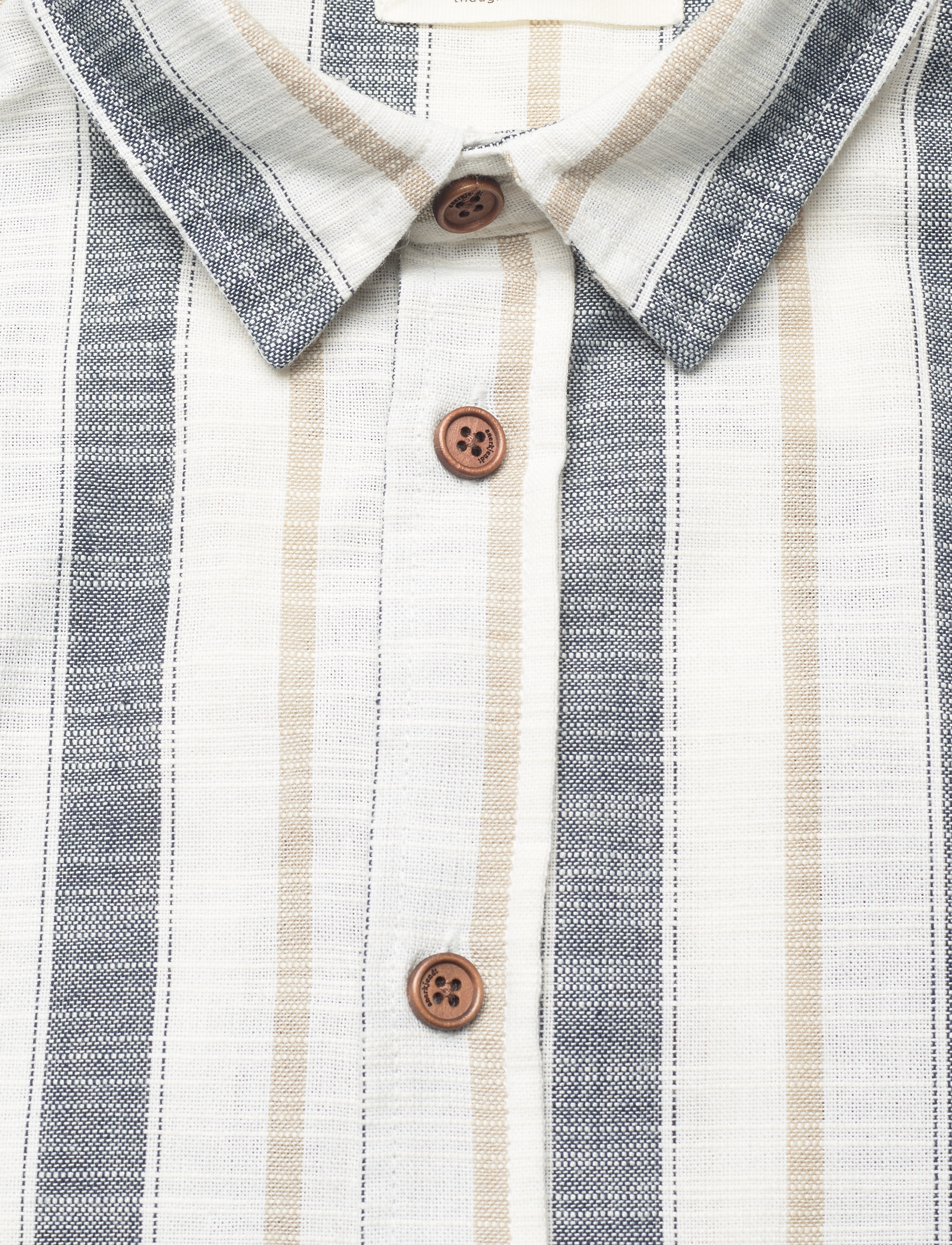 Anerkjendt - AKLEIF L/S STRIPE SHIRT - tofu - 2