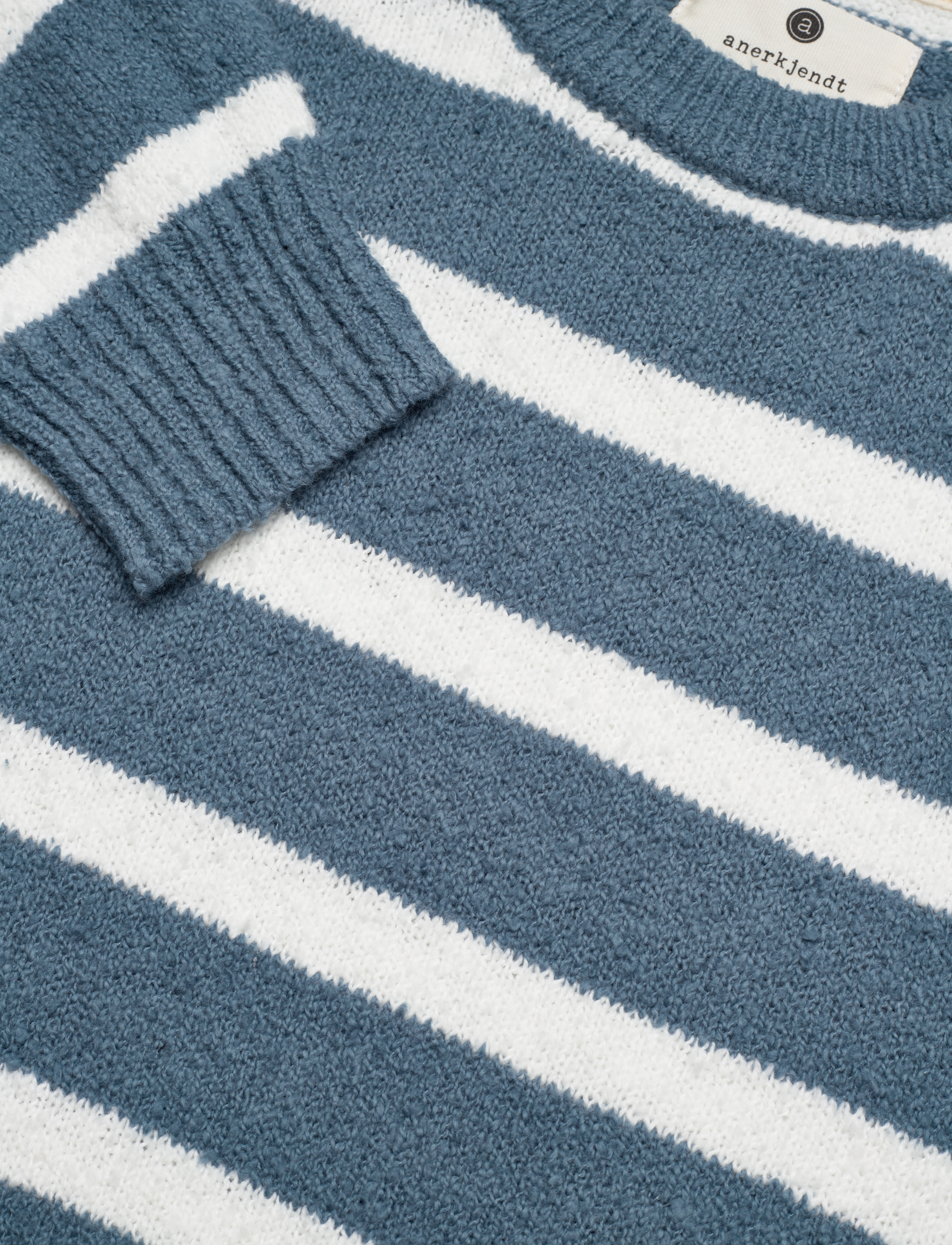 Anerkjendt - AKRICO SAILOR STRIPE KNIT - indian teal - 2