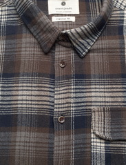 Anerkjendt - AKLEIF BRUSHED CHECK - casual shirts - sky captain - 2