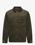 AKBENNY WORKER CORD JACKET - FOREST NIGHT