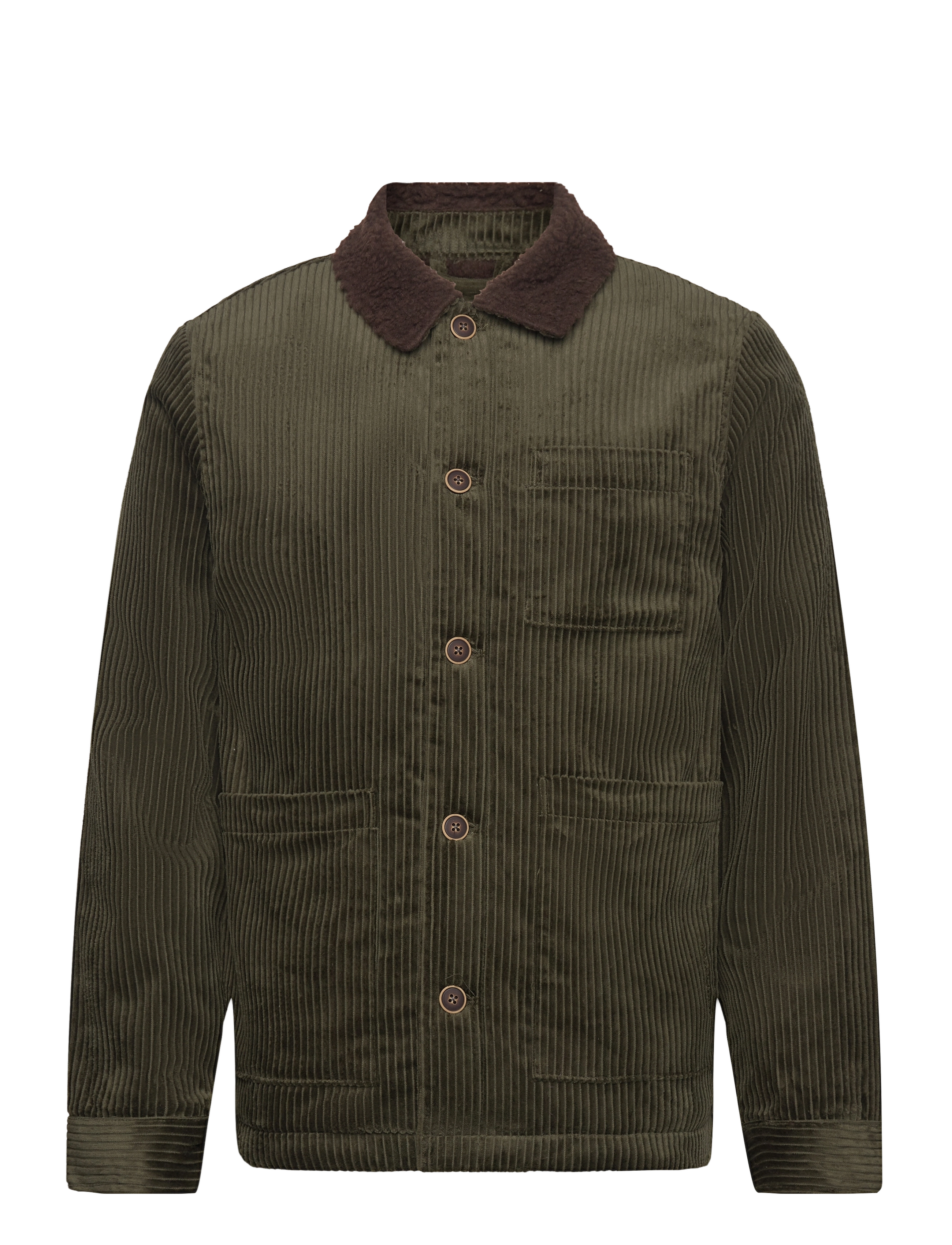 AKBENNY WORKER CORD JACKET - FOREST NIGHT