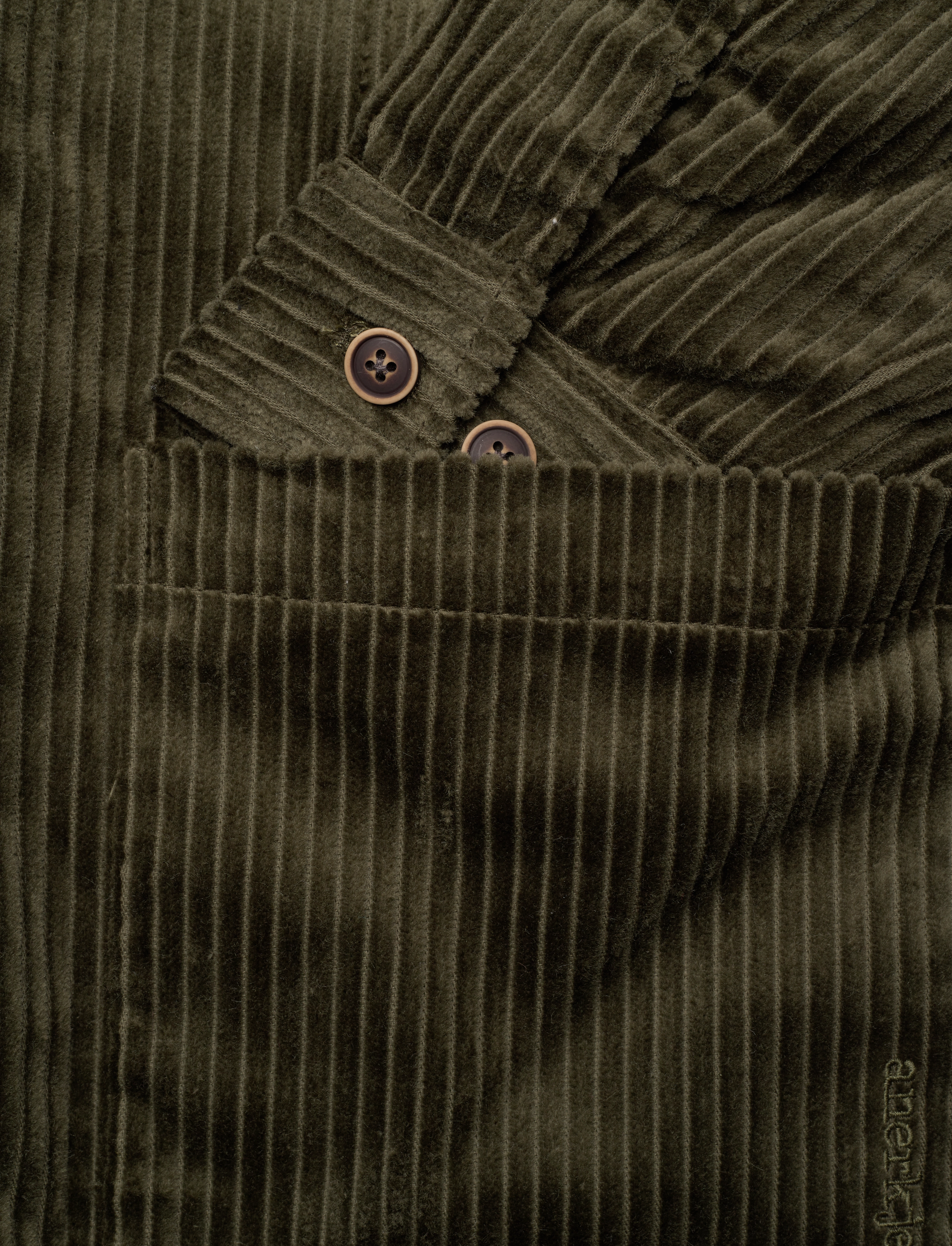 Anerkjendt - AKBENNY WORKER CORD JACKET - forest night - 3