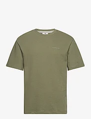 Anerkjendt - AKKIKKI STRUCTURE TEE - laisvalaikio marškinėliai - olivine - 0