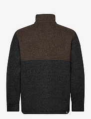 Anerkjendt - AKKLAUS COLOUR BLOCK - sportiska stila džemperi - chocolate brown - 1