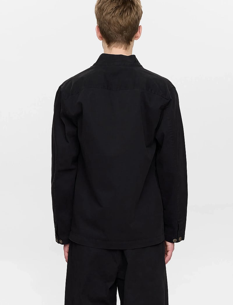 Anerkjendt - AKJESPER KIMONO OVERSHIRT - kevadjoped - caviar - 4