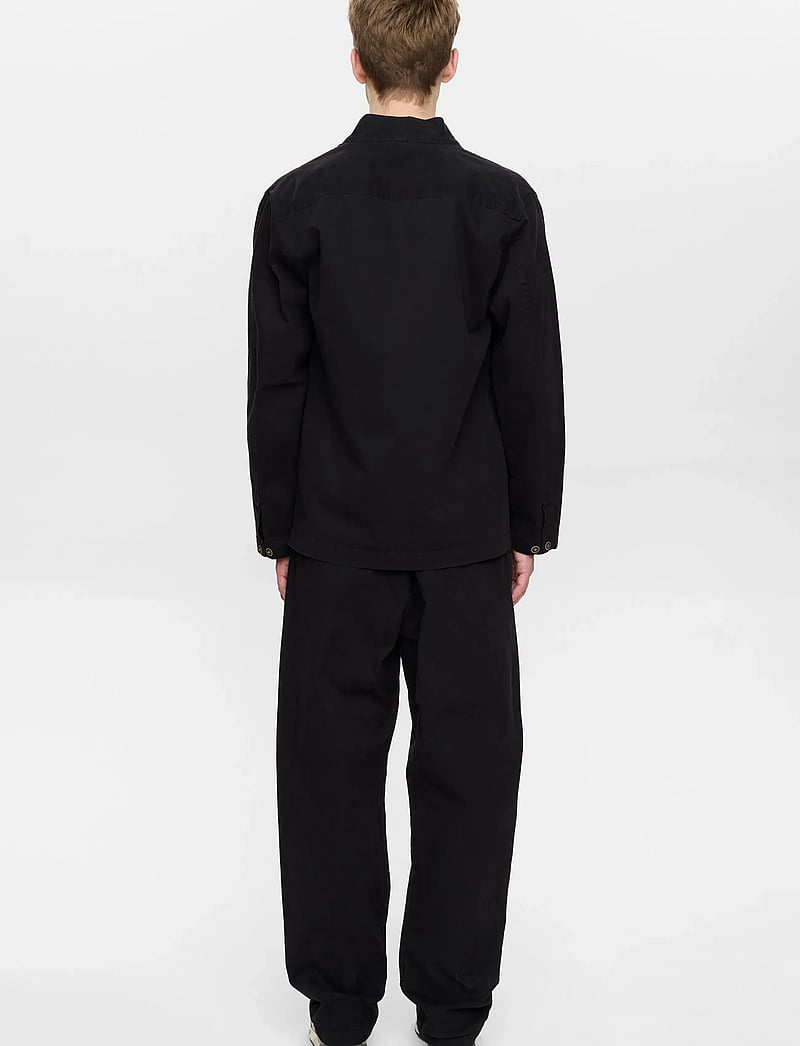 Anerkjendt - AKJESPER KIMONO OVERSHIRT - kevadjoped - caviar - 5
