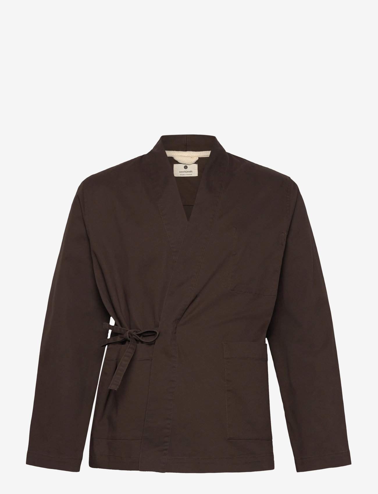 Anerkjendt - AKJESPER KIMONO OVERSHIRT - forårsjakker - mulch - 0