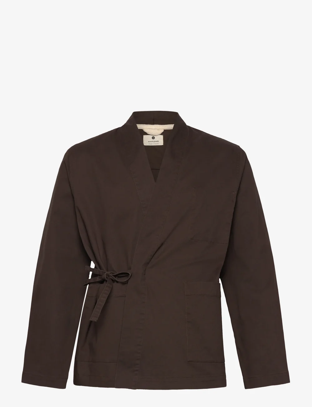 Anerkjendt - AKJESPER KIMONO OVERSHIRT - rudeninės striukės - mulch - 0
