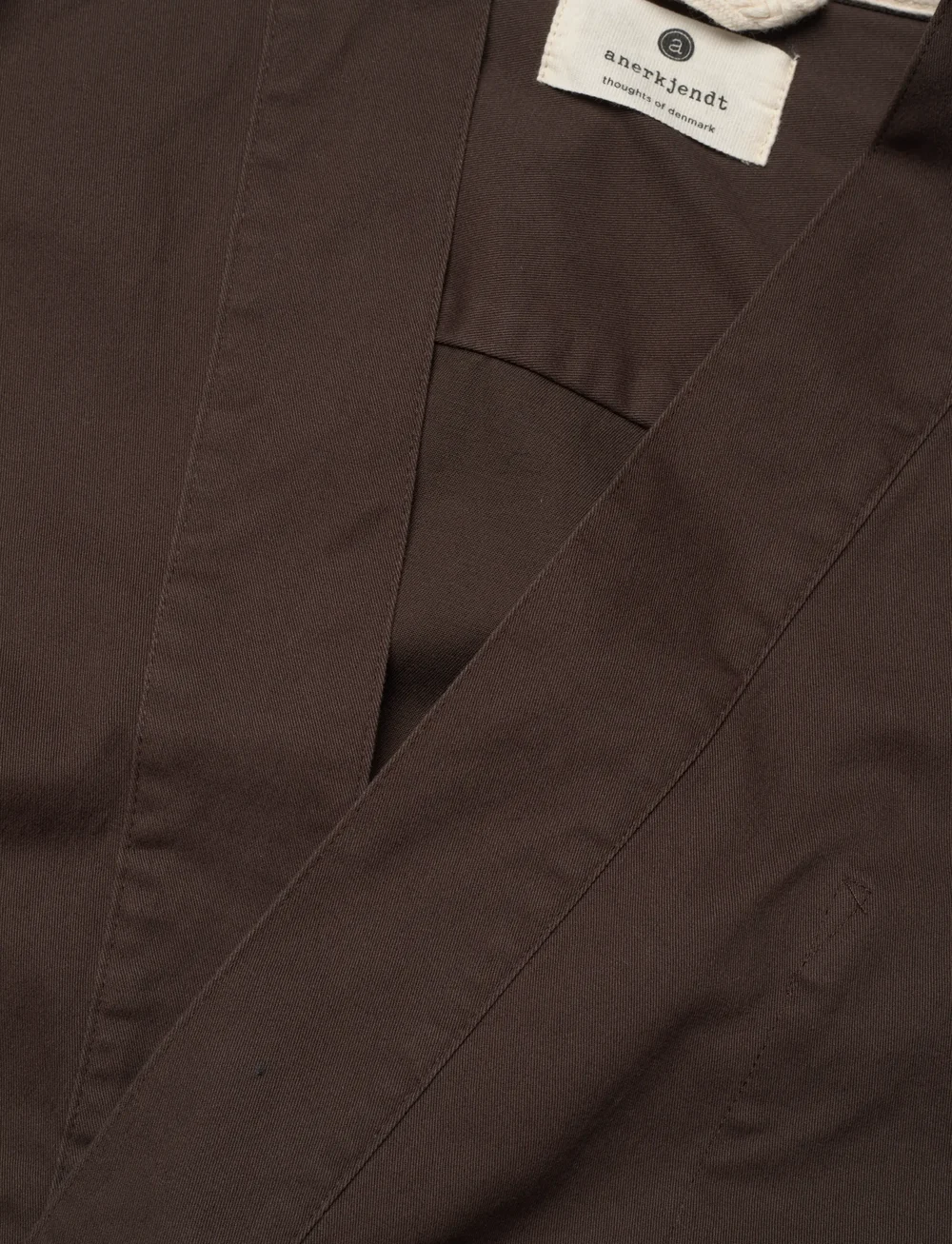 Anerkjendt - AKJESPER KIMONO OVERSHIRT - rudeninės striukės - mulch - 2