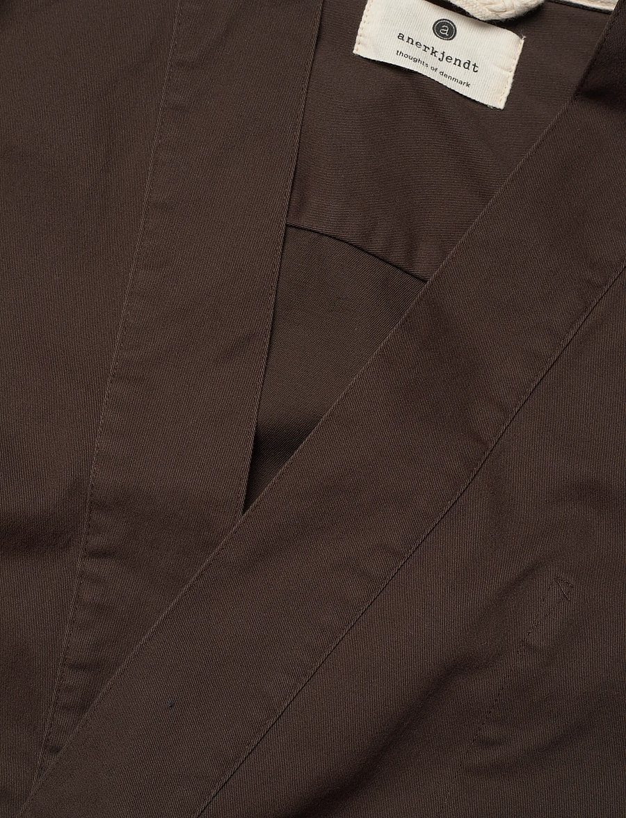 Anerkjendt - AKJESPER KIMONO OVERSHIRT - frühlingsjacken - mulch - 2