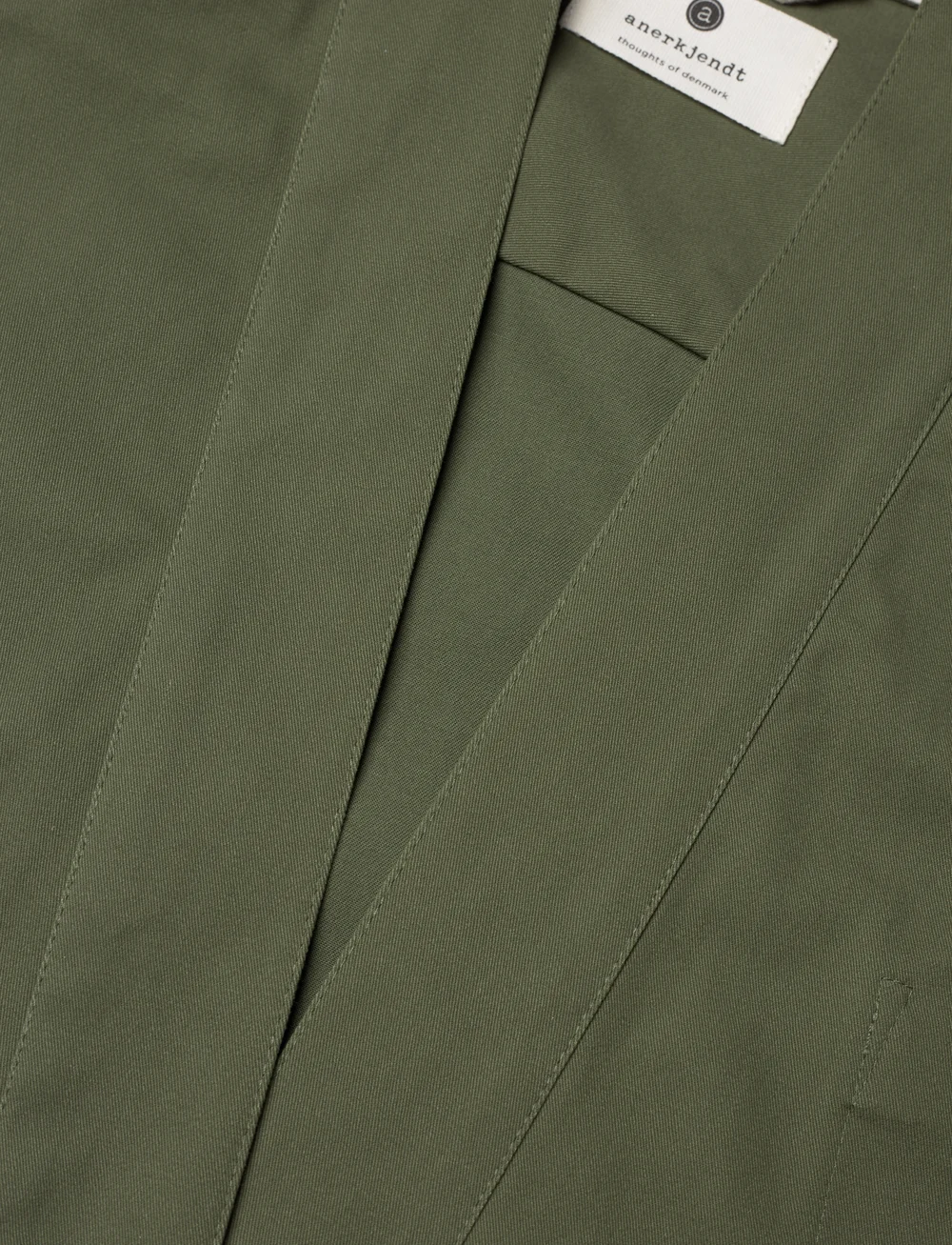 Anerkjendt - AKJESPER KIMONO OVERSHIRT - efterårsjakker - olivine - 3