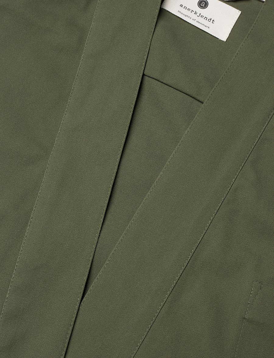 Anerkjendt - AKJESPER KIMONO OVERSHIRT - frühlingsjacken - olivine - 3
