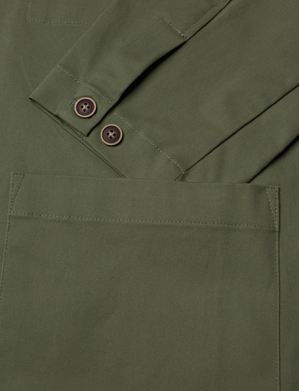 Anerkjendt - AKJESPER KIMONO OVERSHIRT - efterårsjakker - olivine - 4