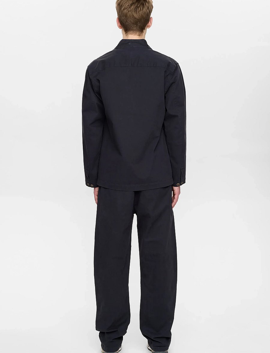 Anerkjendt - AKJESPER KIMONO OVERSHIRT - frühlingsjacken - sky captain - 5