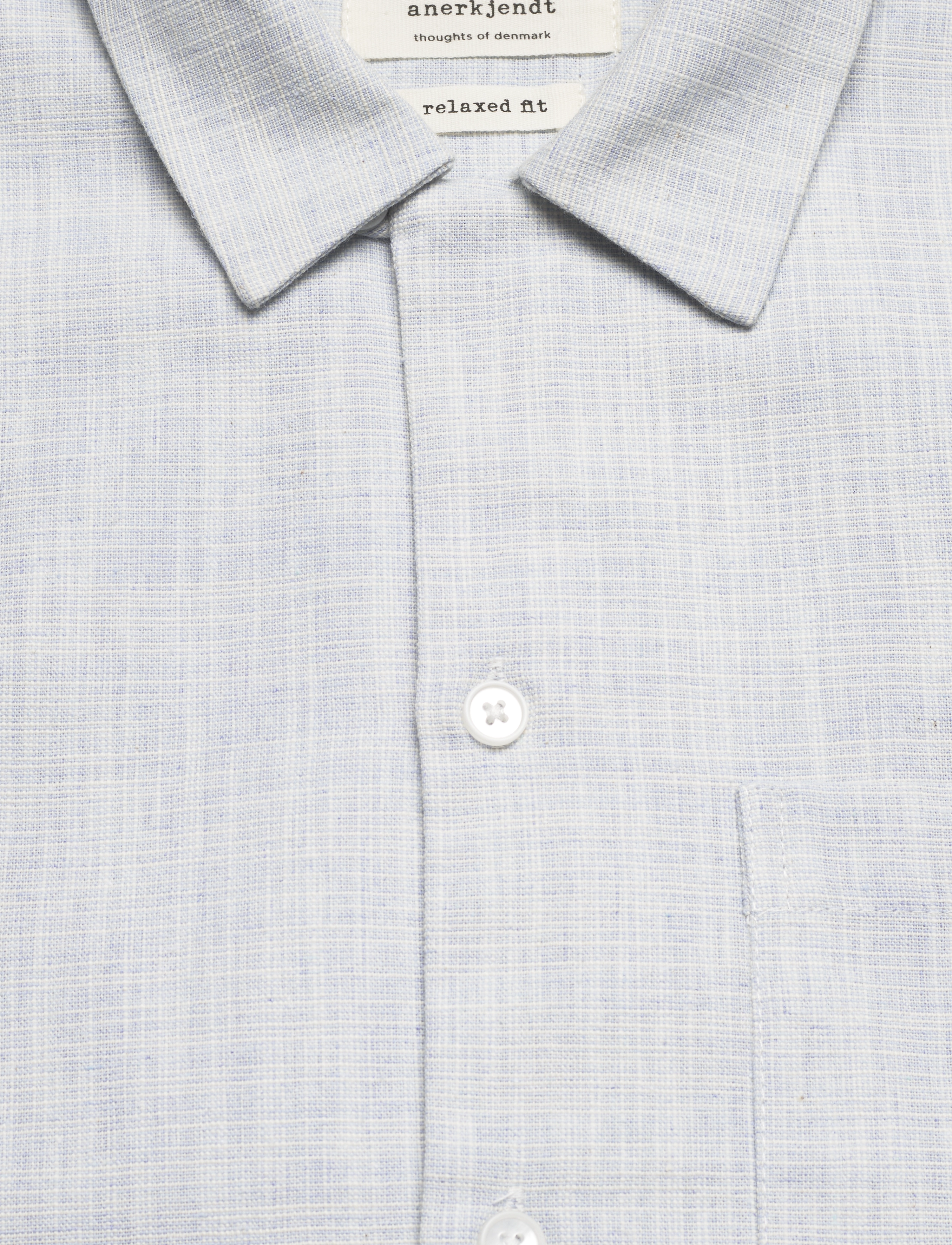 Anerkjendt - AKKURT L/S SLUB SHIRT - baby blue - 2