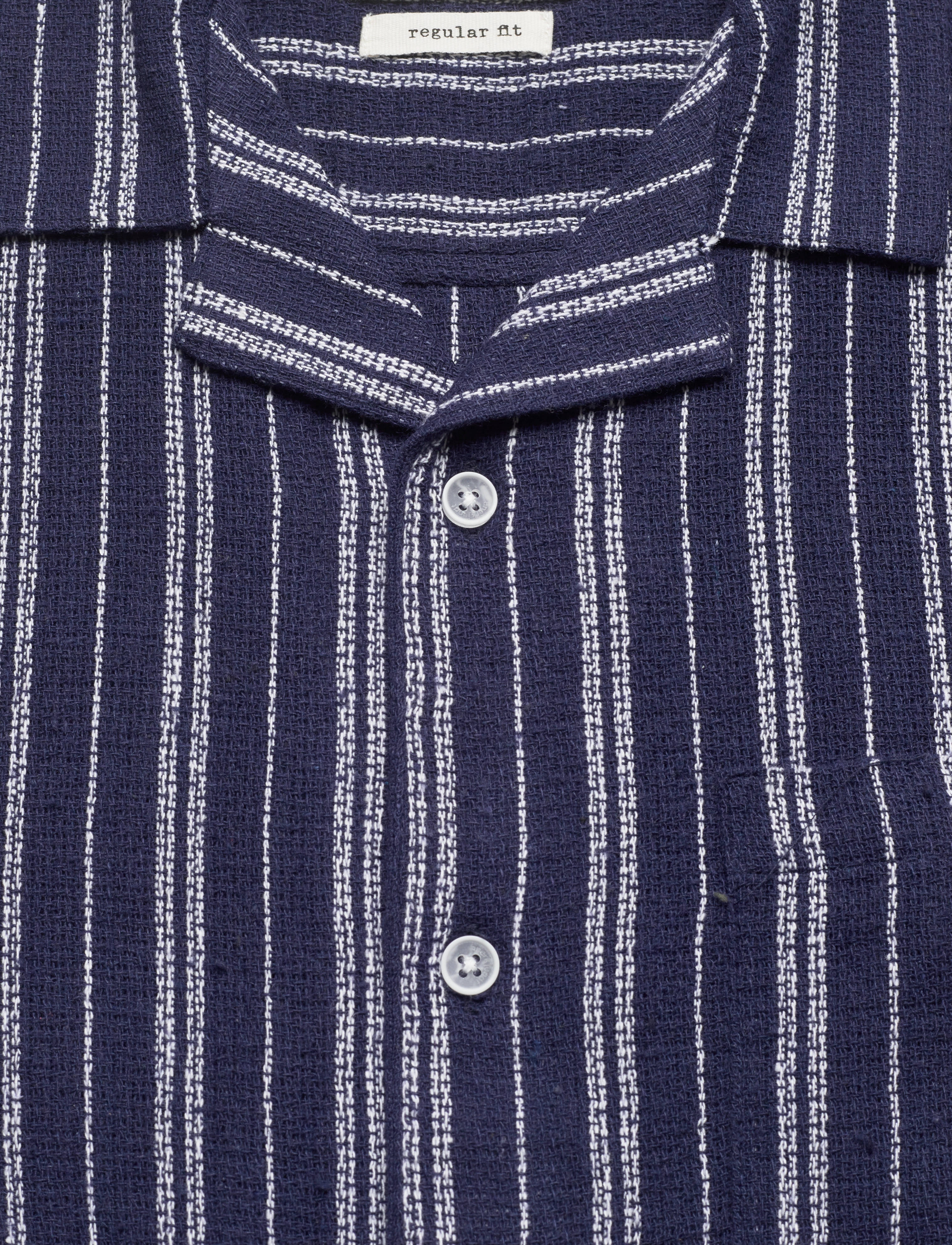 Anerkjendt - AKLEO S/S DOBBY SHIRT - sky captain - 3